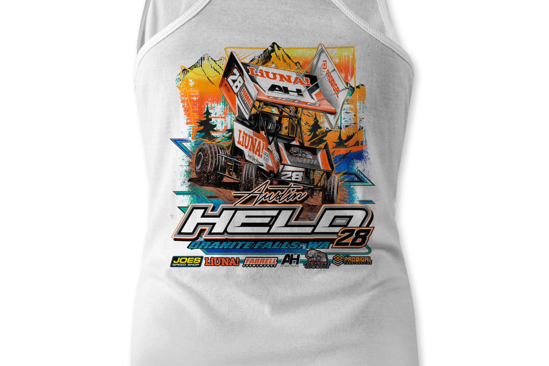 Austin Held Tank Tops Black Acid Apparel