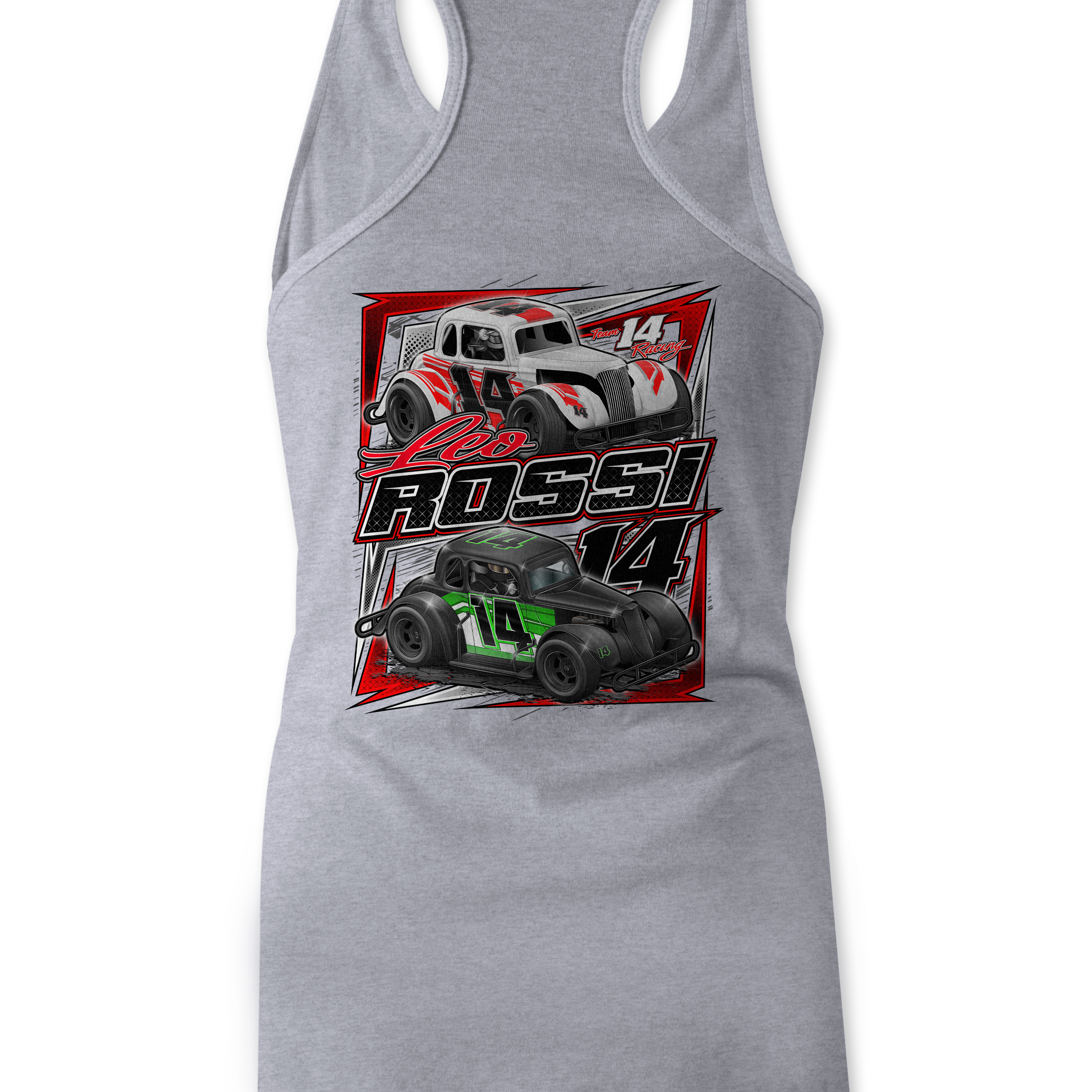 Leo Rossi Tank Tops Black Acid Apparel