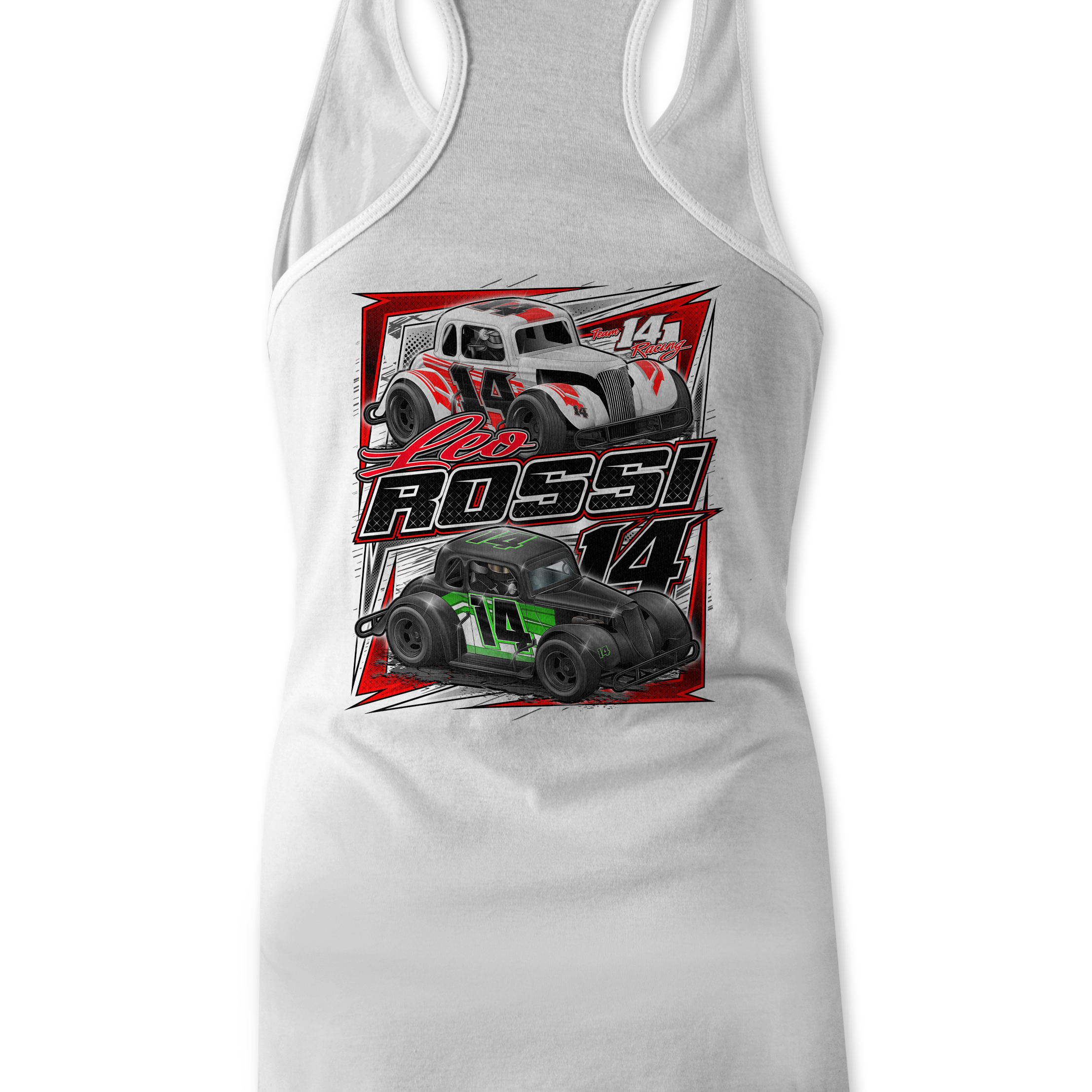 Leo Rossi Tank Tops Black Acid Apparel