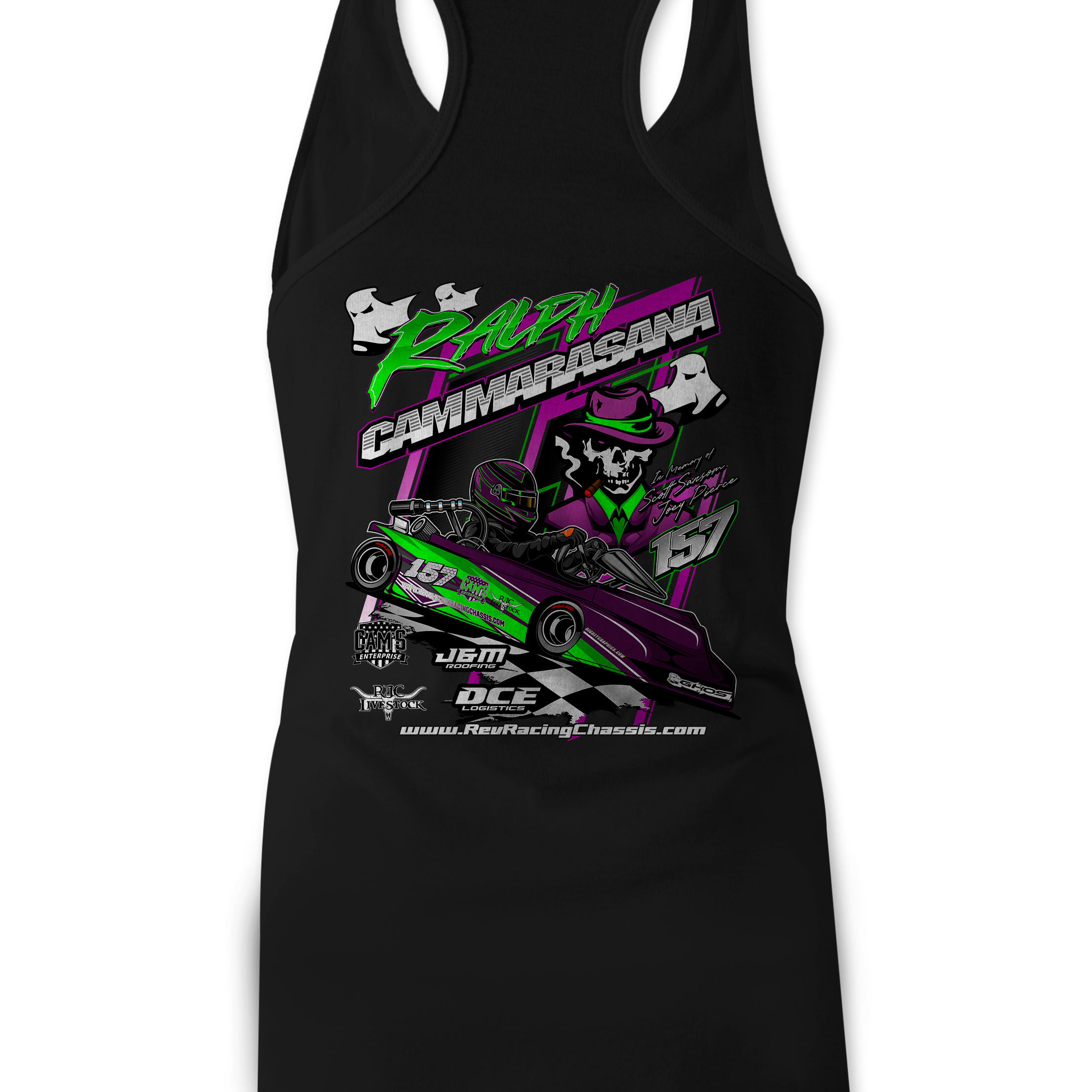 Ralph Cammarasana Tank Tops Black Acid Apparel