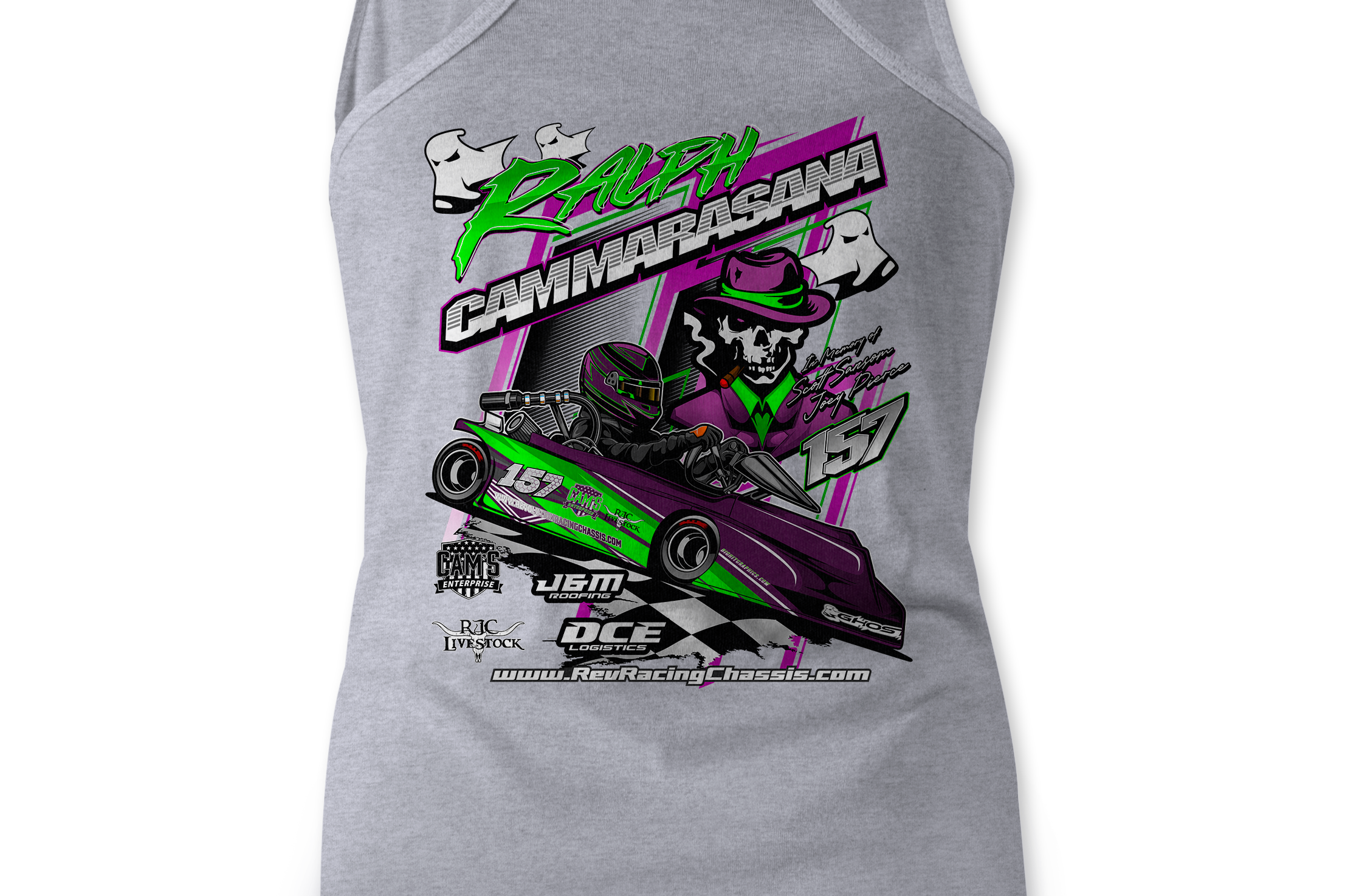 Ralph Cammarasana Tank Tops Black Acid Apparel