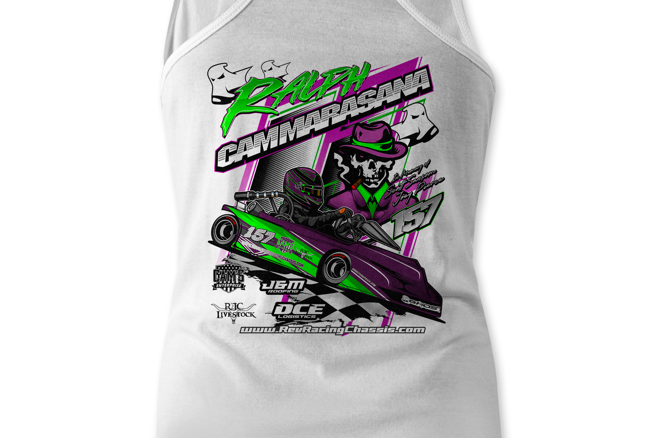Ralph Cammarasana Tank Tops Black Acid Apparel