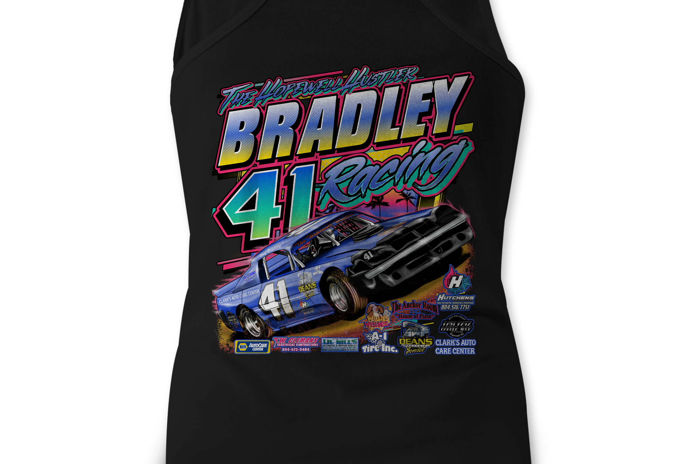 Cory Bradley Tank Tops Black Acid Apparel