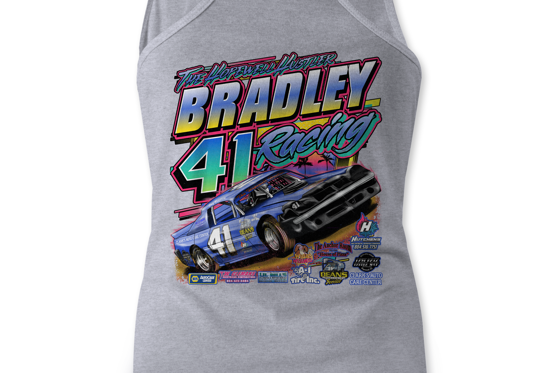 Cory Bradley Tank Tops Black Acid Apparel