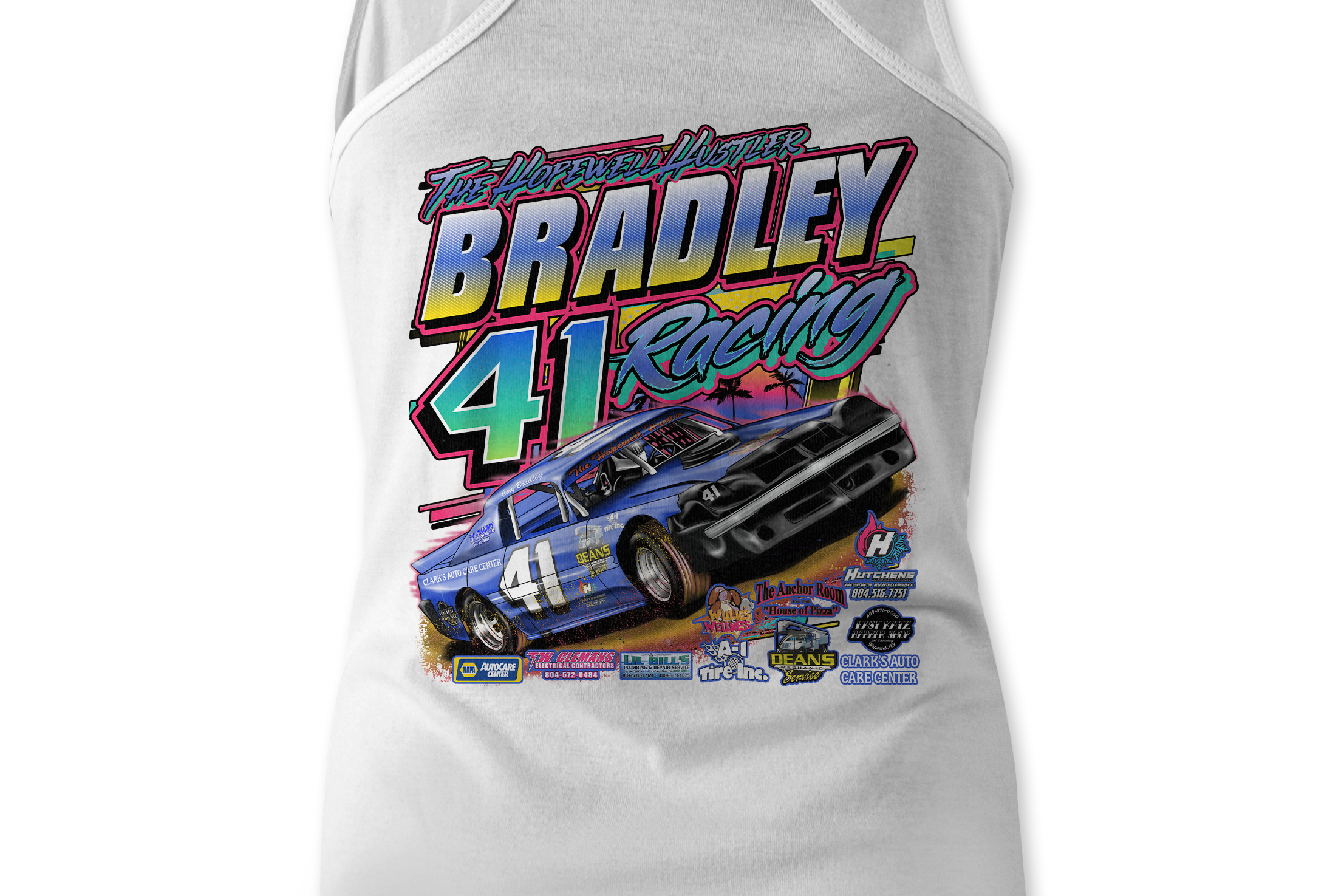 Cory Bradley Tank Tops Black Acid Apparel