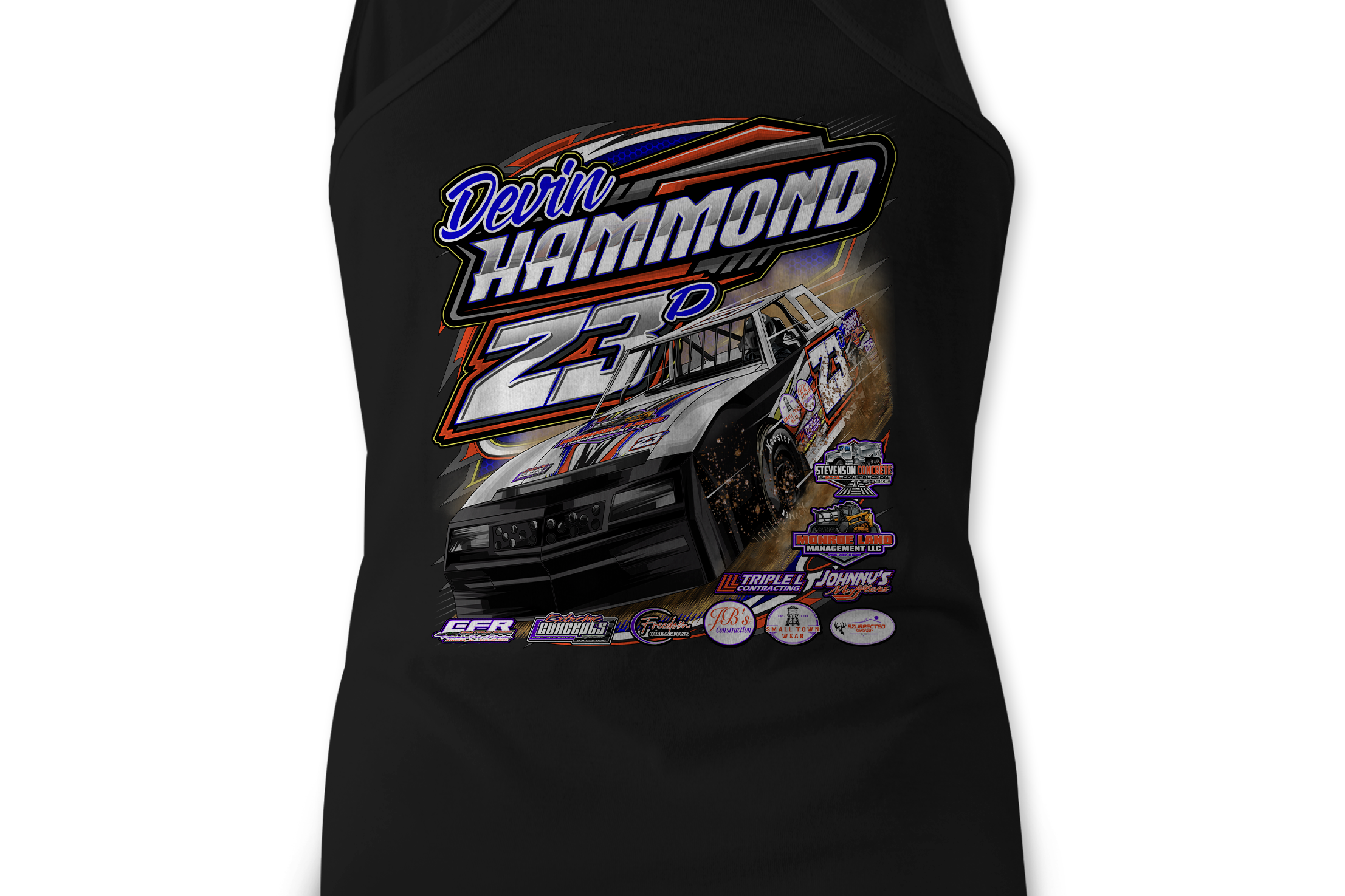 Devin Hammond Tank Tops Black Acid Apparel