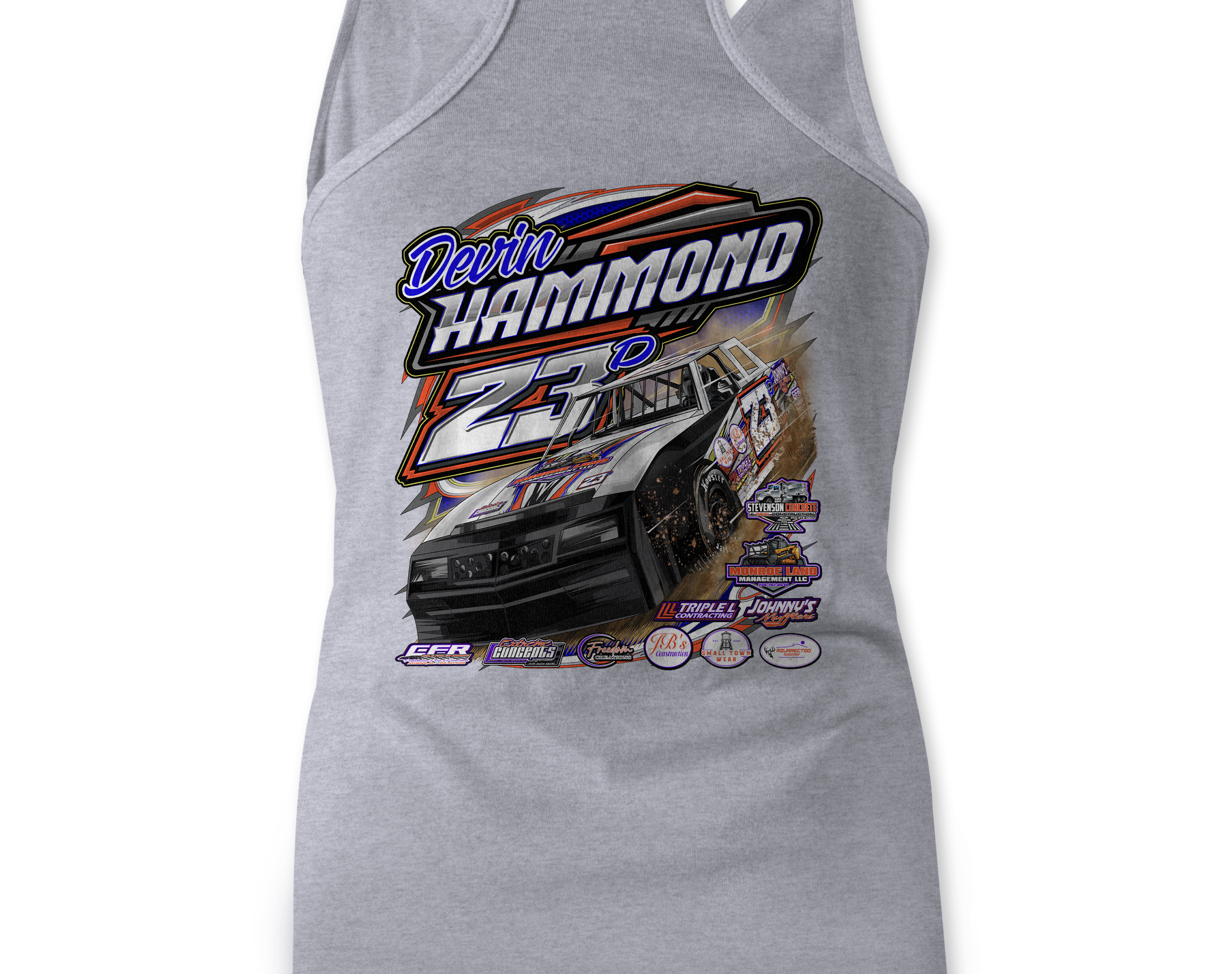 Devin Hammond Tank Tops Black Acid Apparel