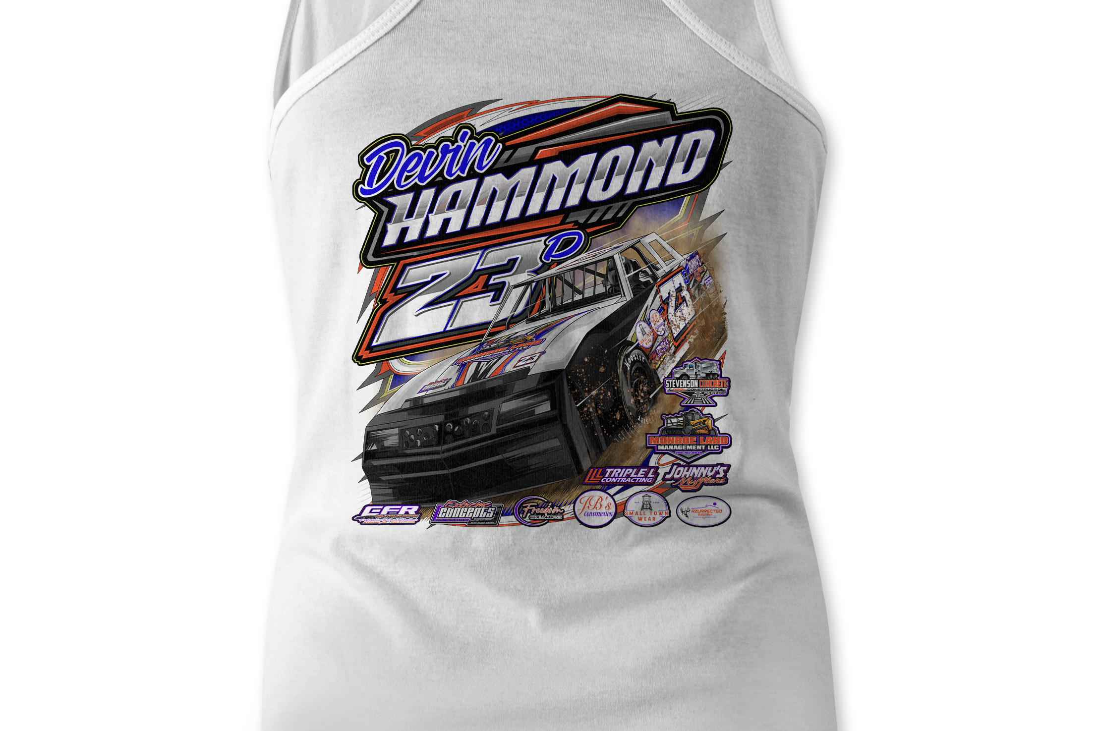 Devin Hammond Tank Tops Black Acid Apparel