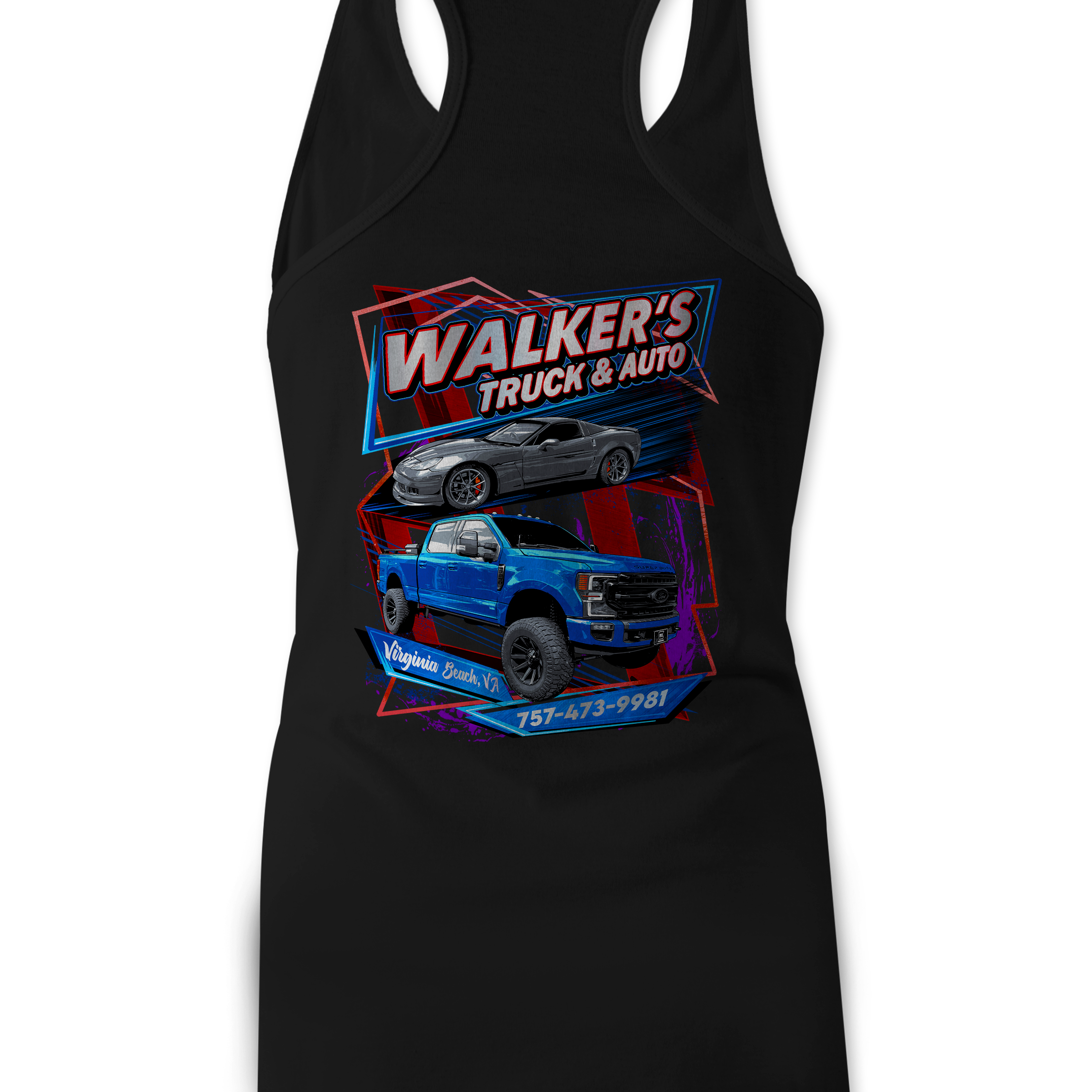 David Walker Tank Tops Black Acid Apparel