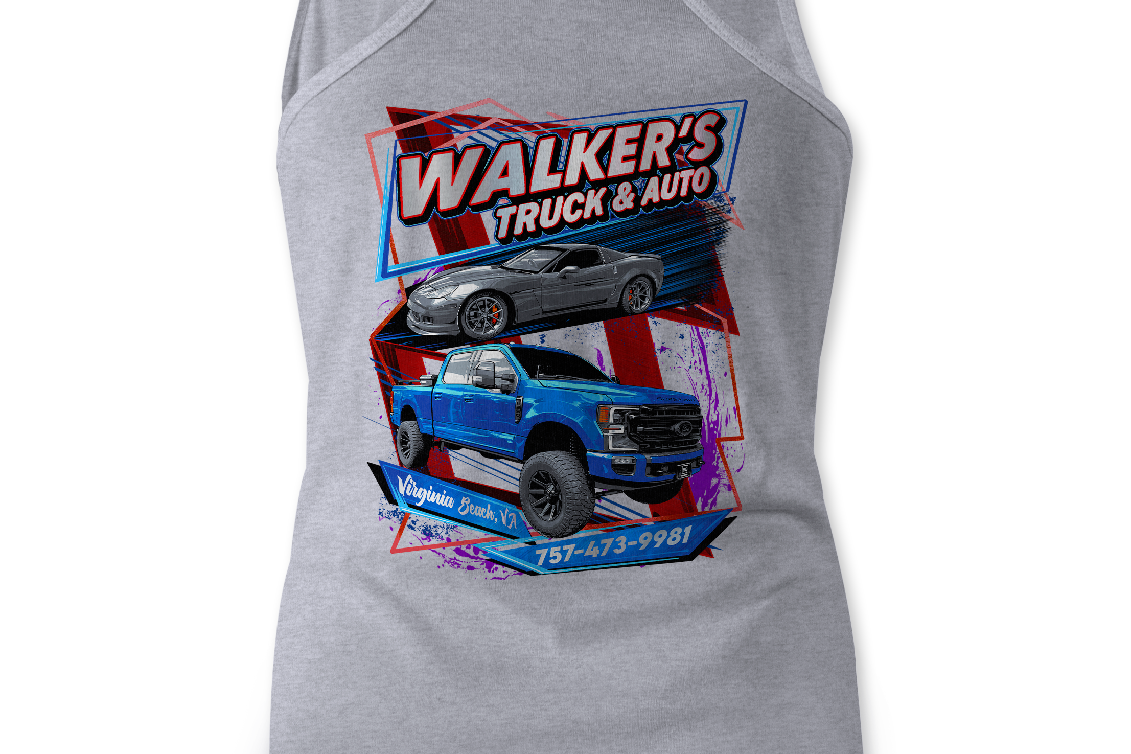 David Walker Tank Tops Black Acid Apparel