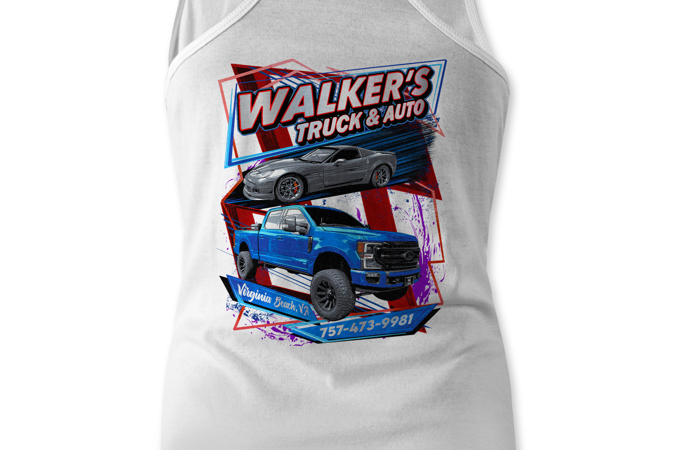 David Walker Tank Tops Black Acid Apparel