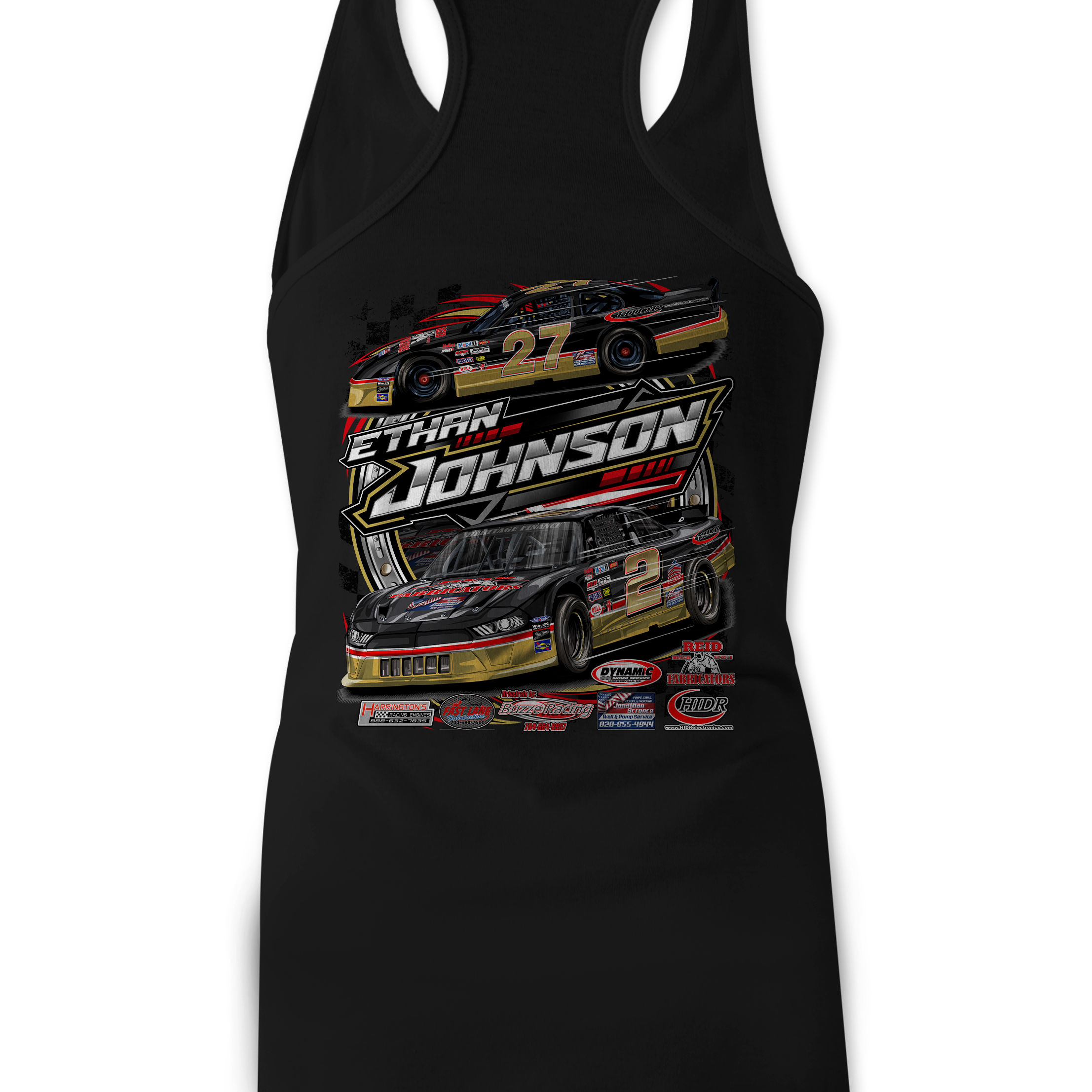 Ethan Johnson 2023 Tank Tops Black Acid Apparel