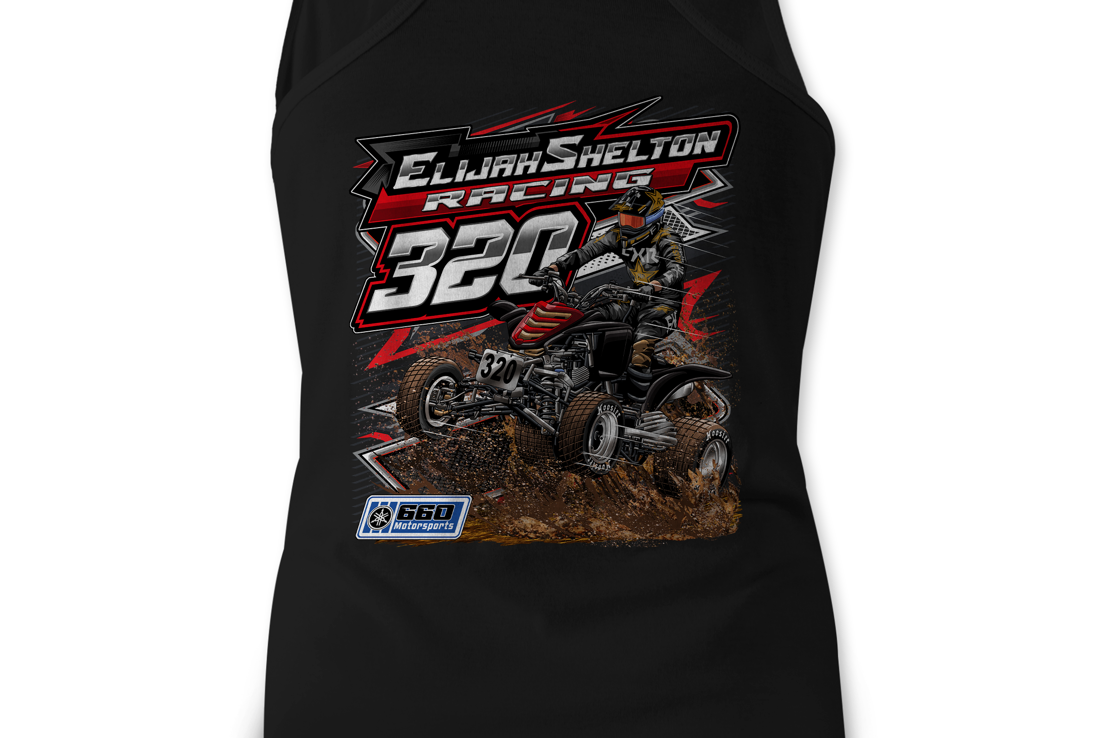 Elijah Shelton Tank Tops Black Acid Apparel