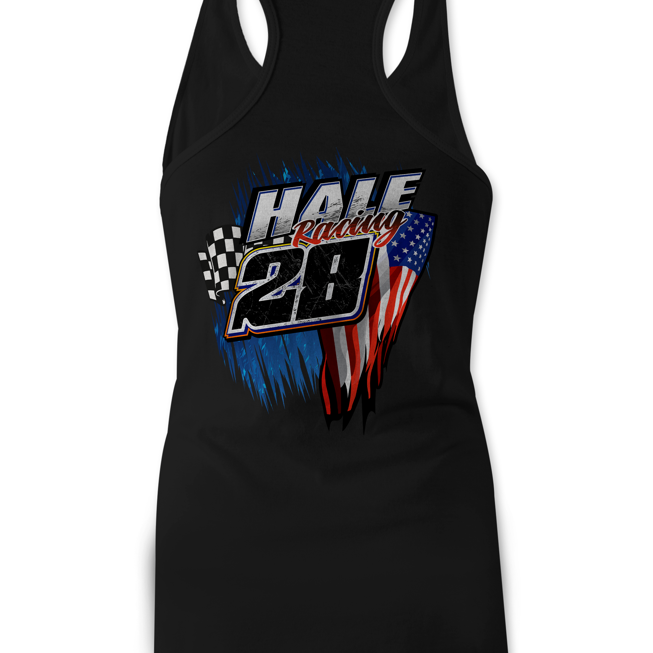 Hale Racing Tank Tops Black Acid Apparel