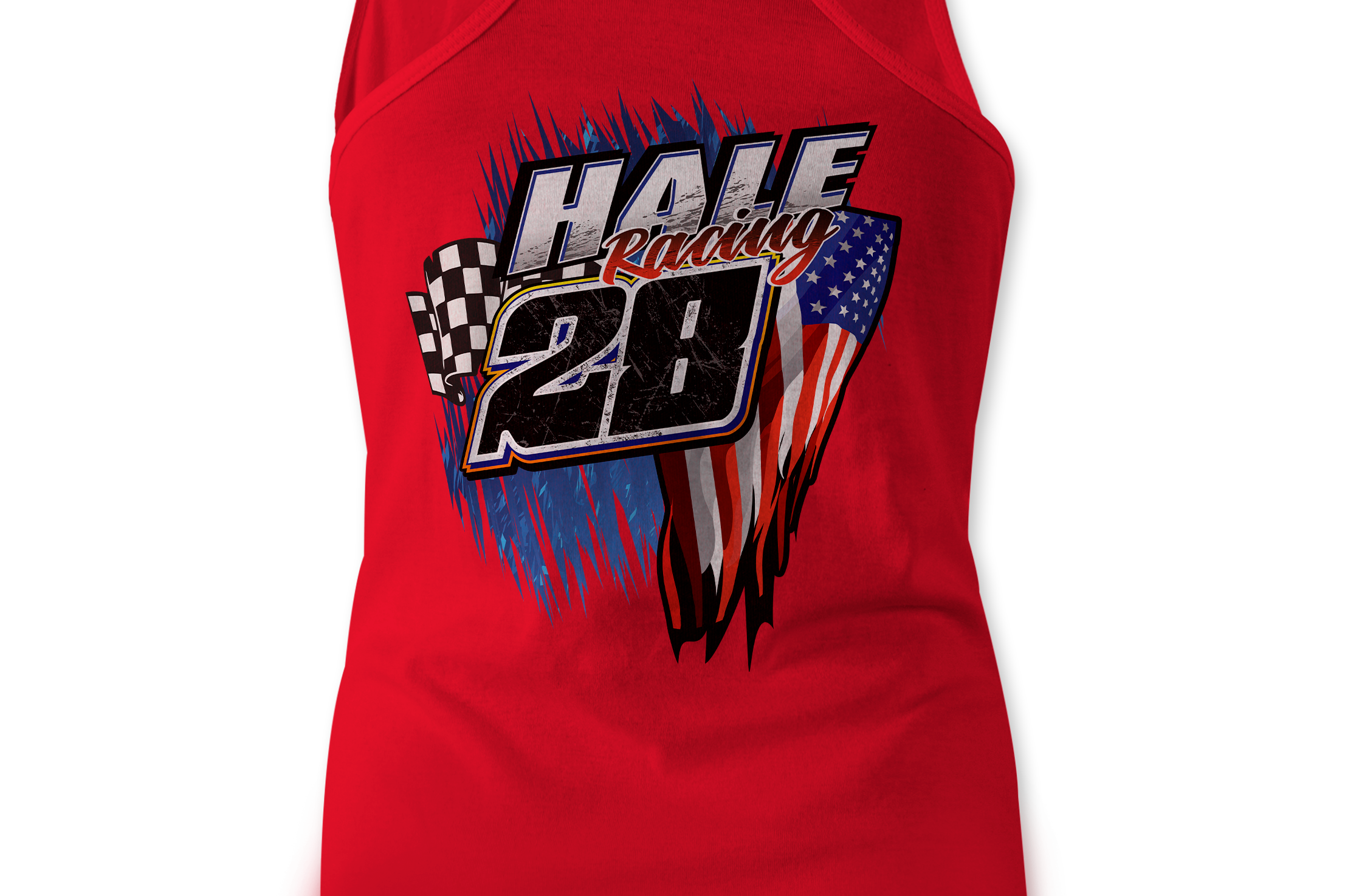 Hale Racing Tank Tops Black Acid Apparel