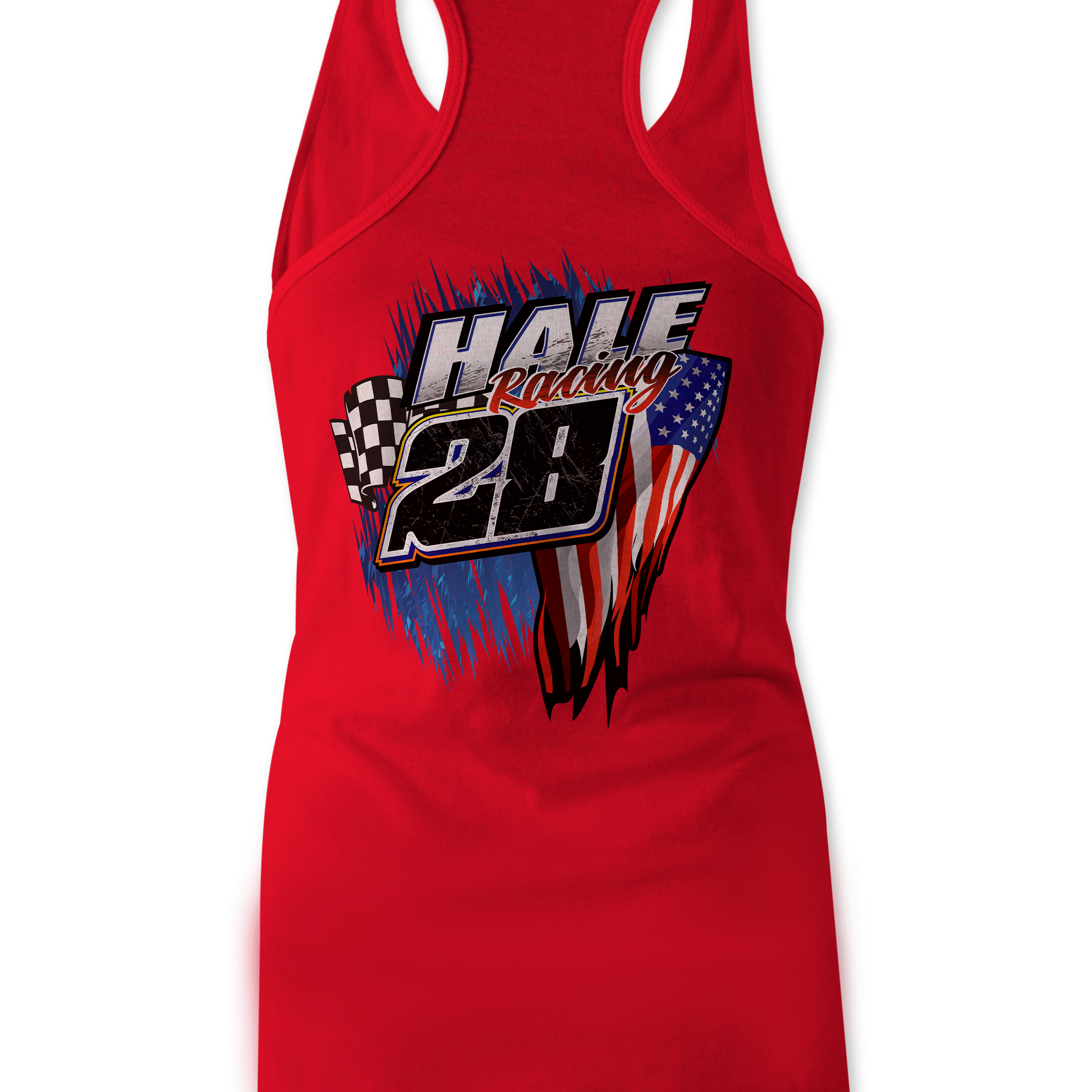 Hale Racing Tank Tops Black Acid Apparel