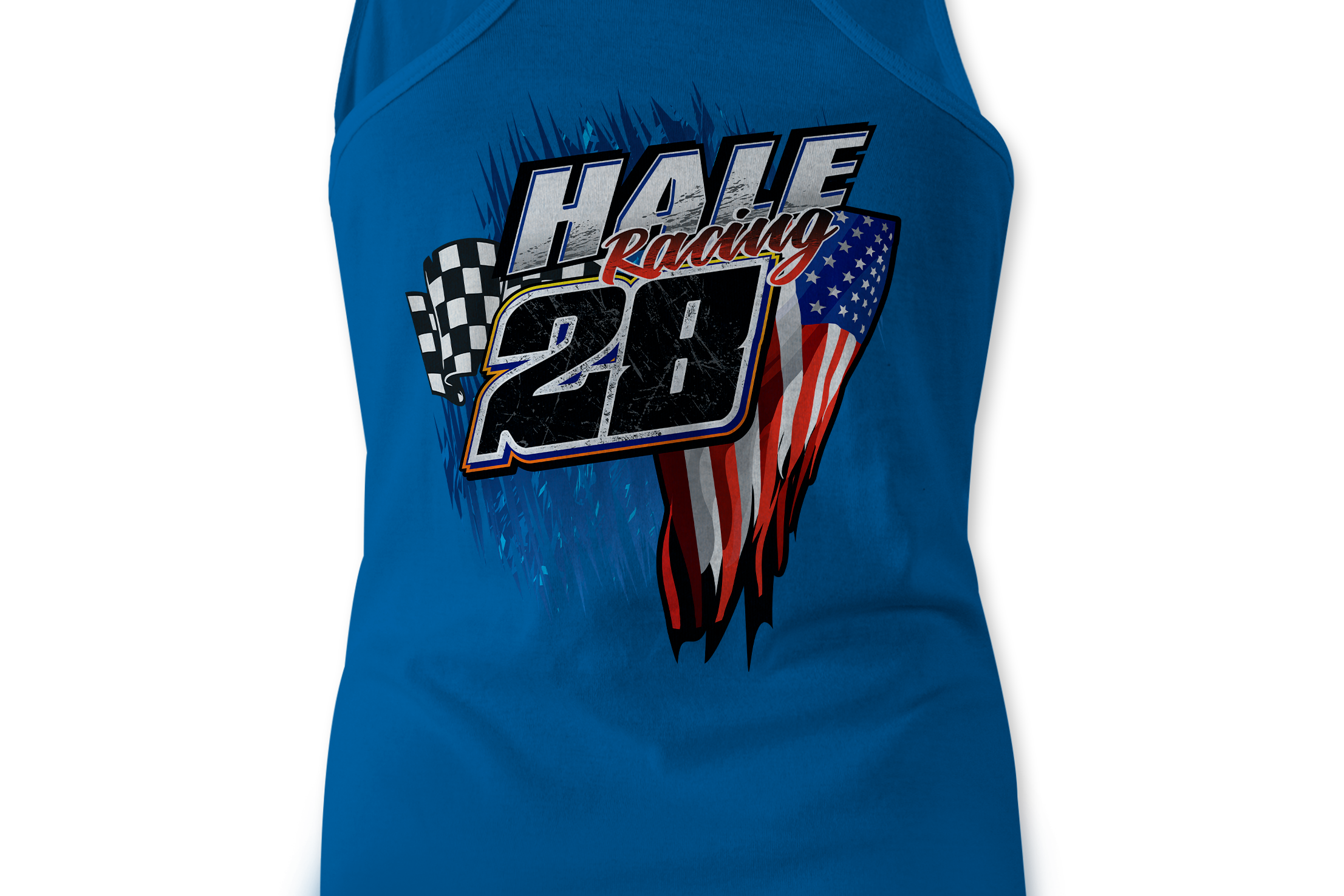 Hale Racing Tank Tops Black Acid Apparel