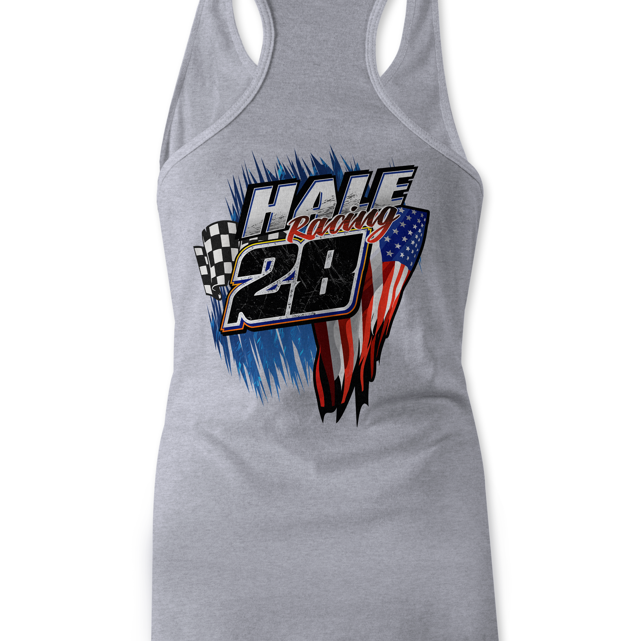 Hale Racing Tank Tops Black Acid Apparel