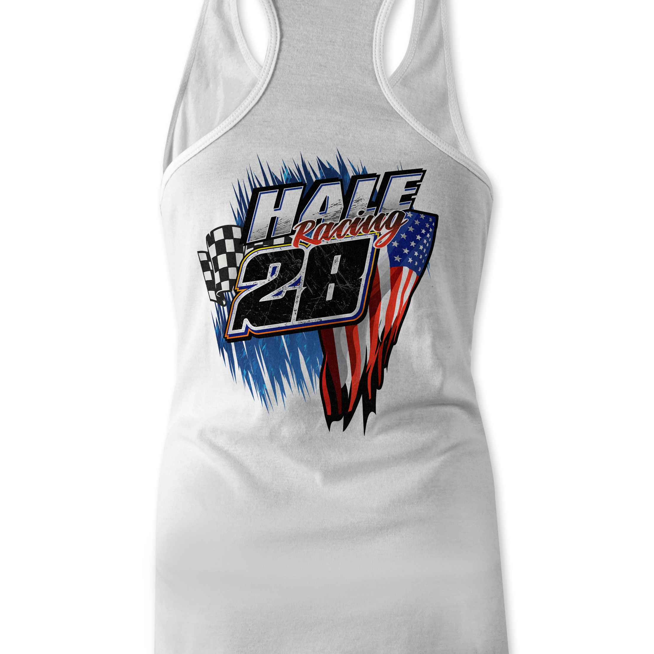 Hale Racing Tank Tops Black Acid Apparel