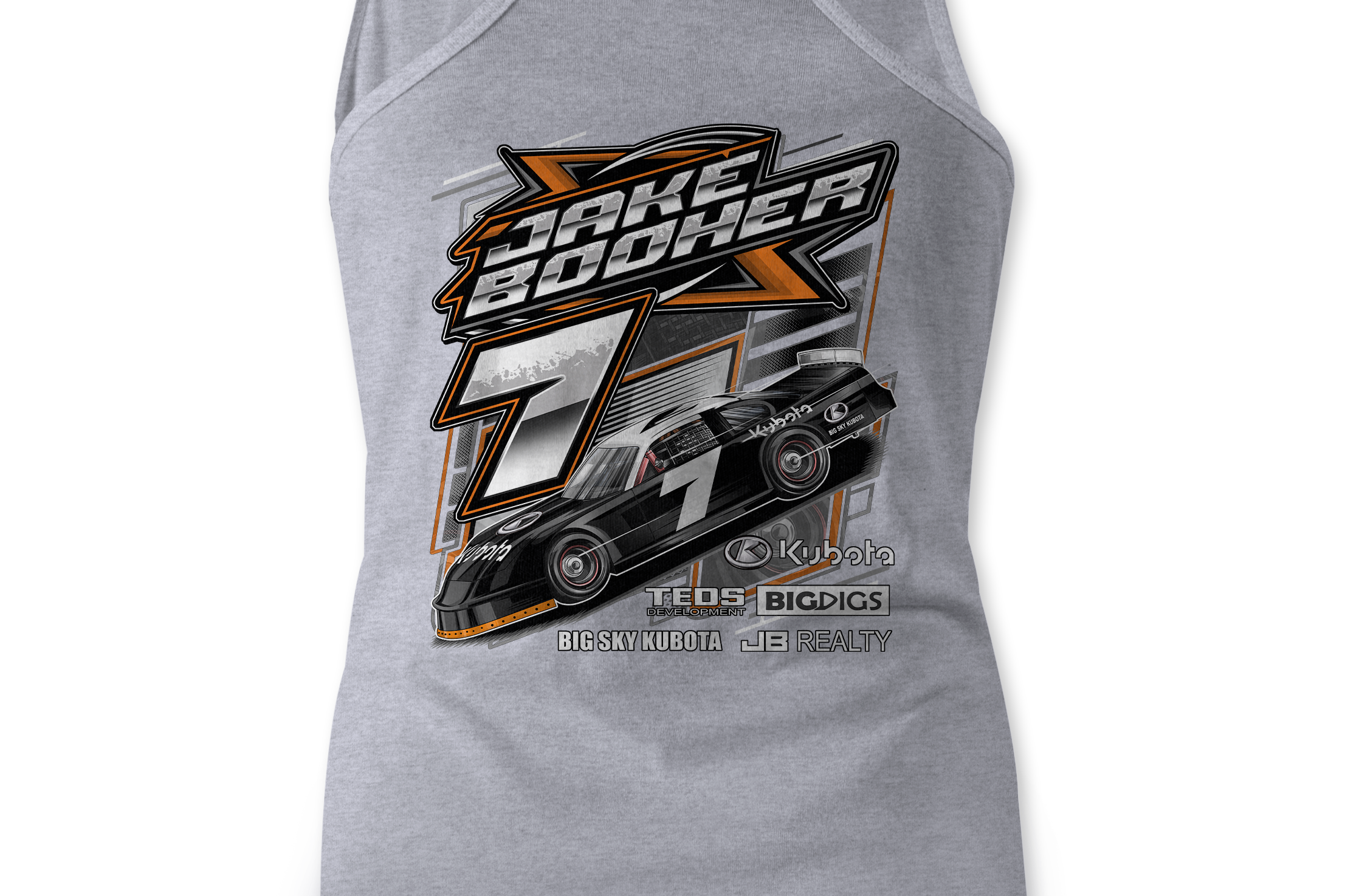 Jake Booher Tank Tops Black Acid Apparel