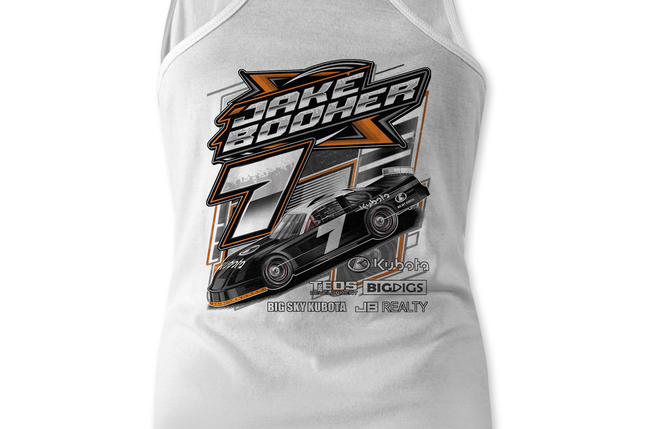 Jake Booher Tank Tops Black Acid Apparel