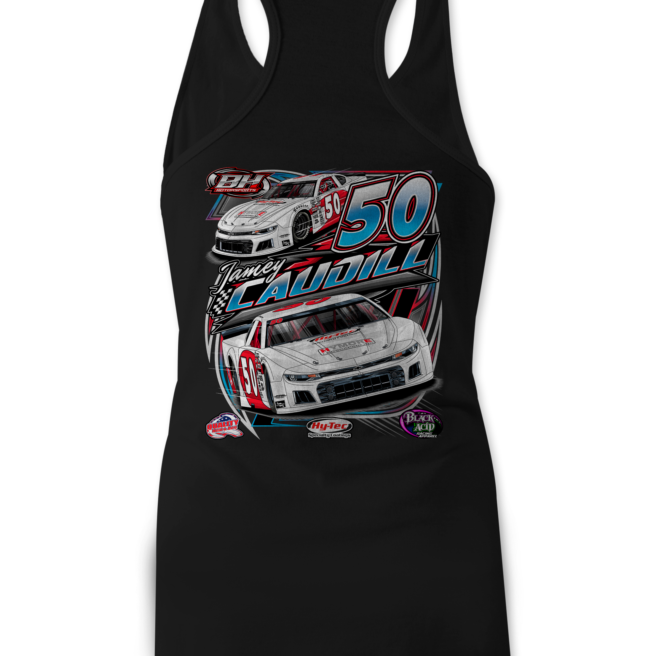 Jamey Caudill Tank Tops Black Acid Apparel