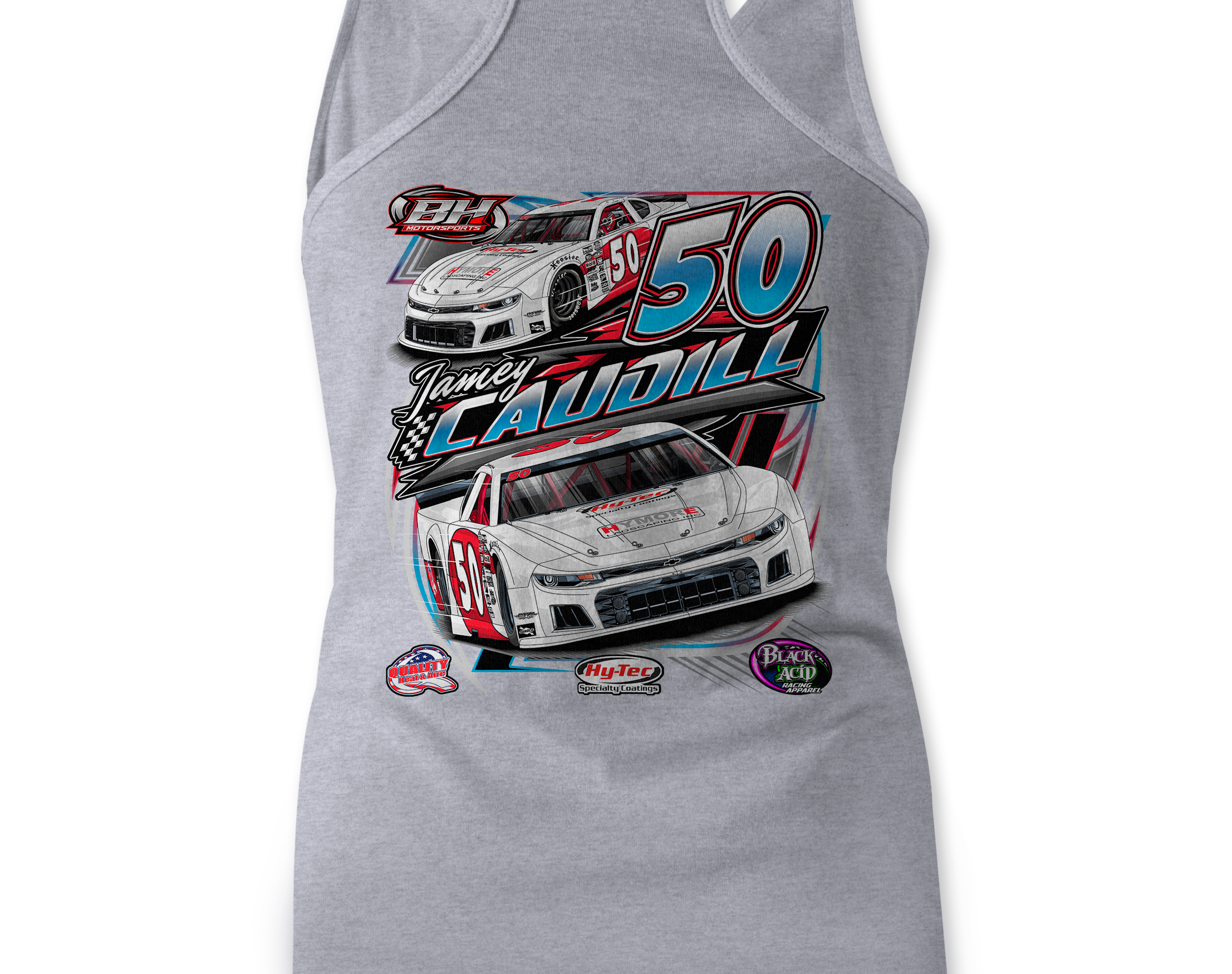 Jamey Caudill Tank Tops Black Acid Apparel