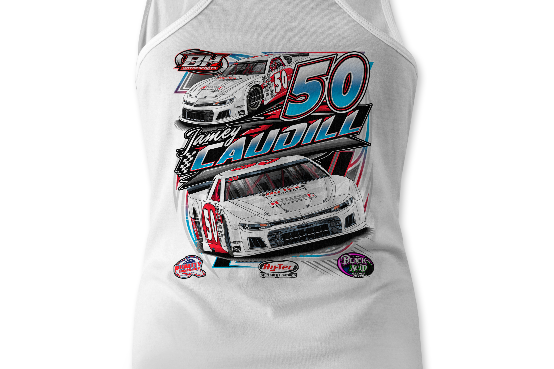 Jamey Caudill Tank Tops Black Acid Apparel
