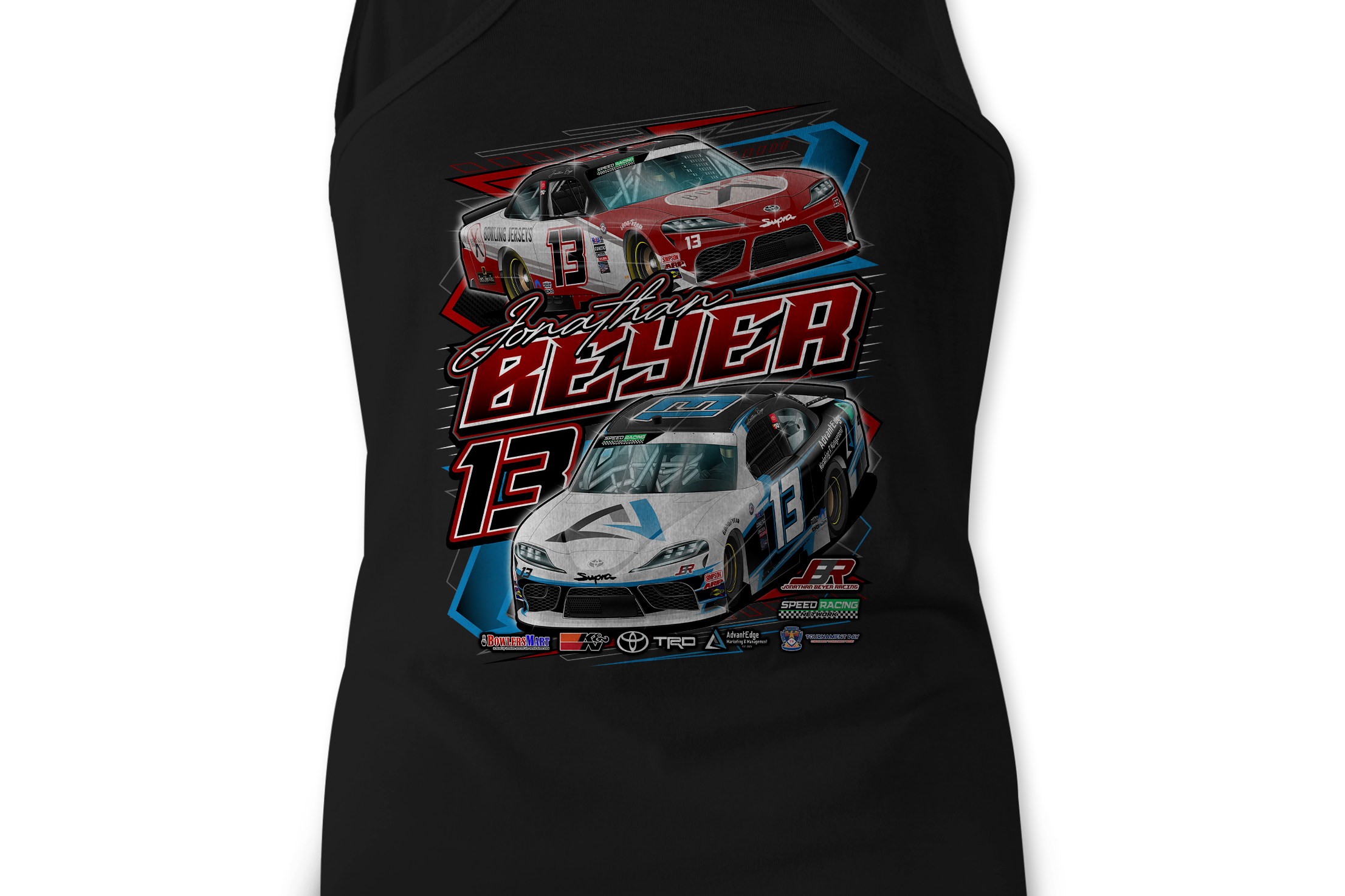 Jonathan Beyer Tank Tops Black Acid Apparel