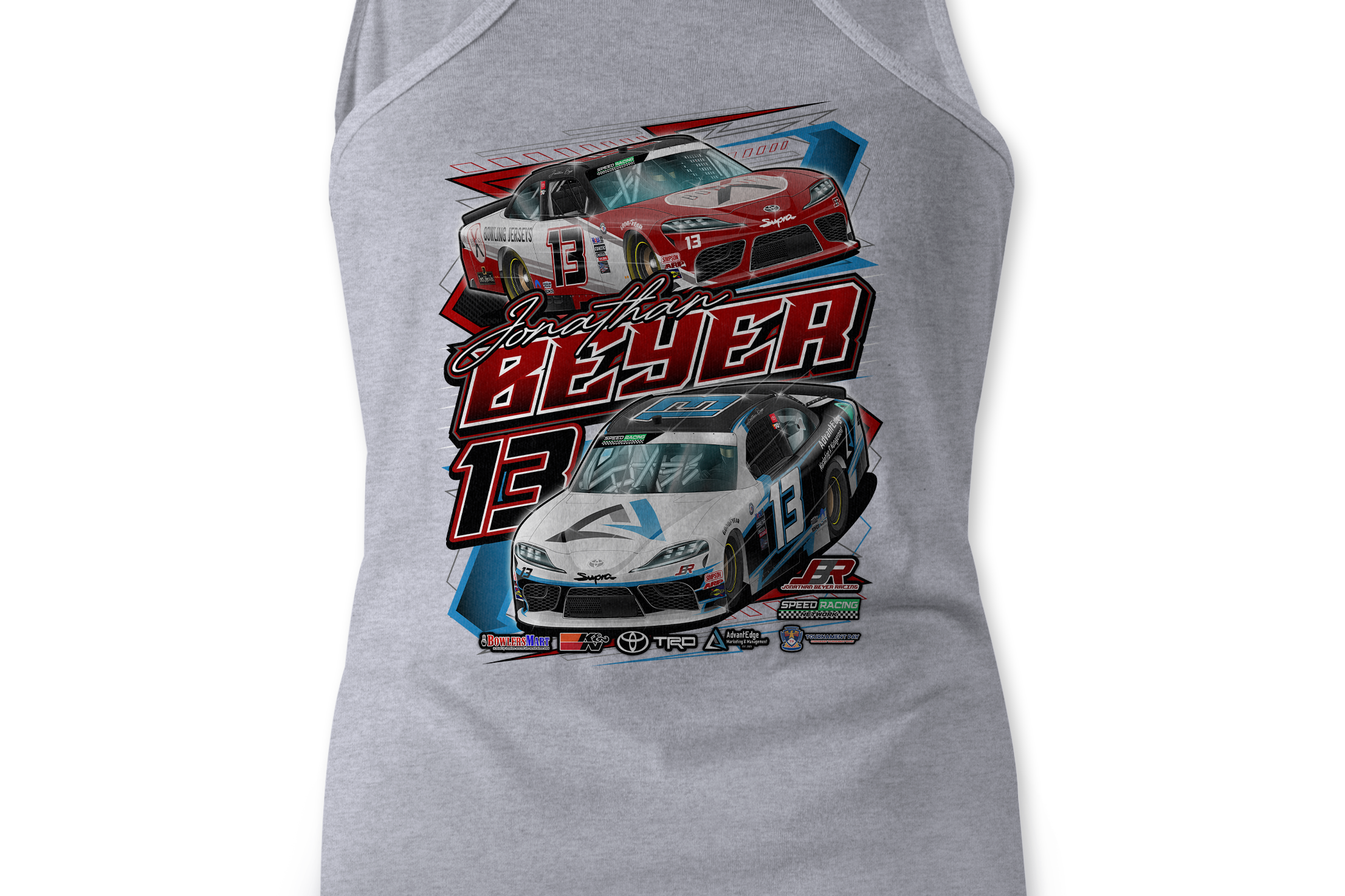 Jonathan Beyer Tank Tops Black Acid Apparel