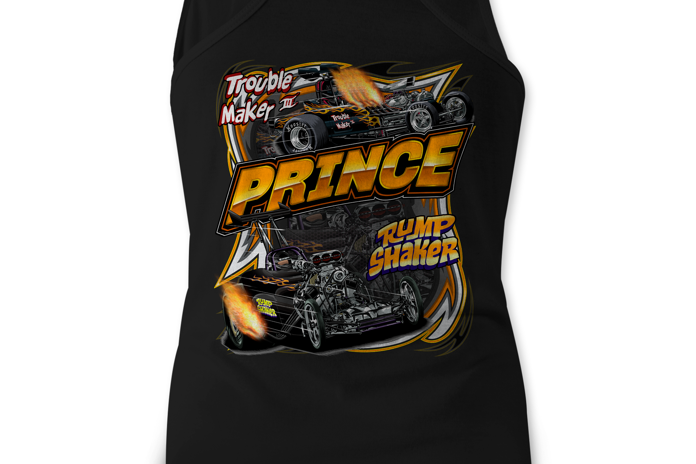 Mark Prince Tank Tops Black Acid Apparel