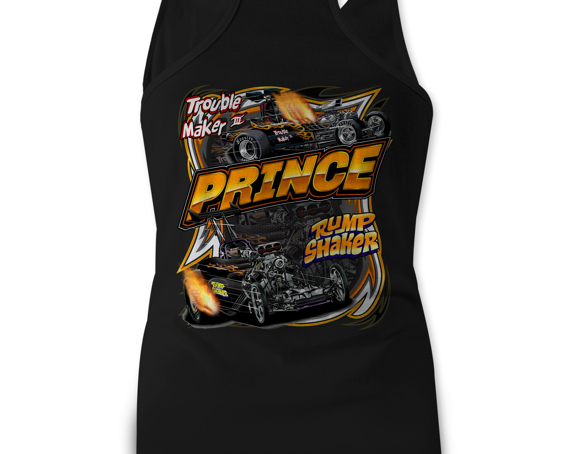 Mark Prince Tank Tops Black Acid Apparel