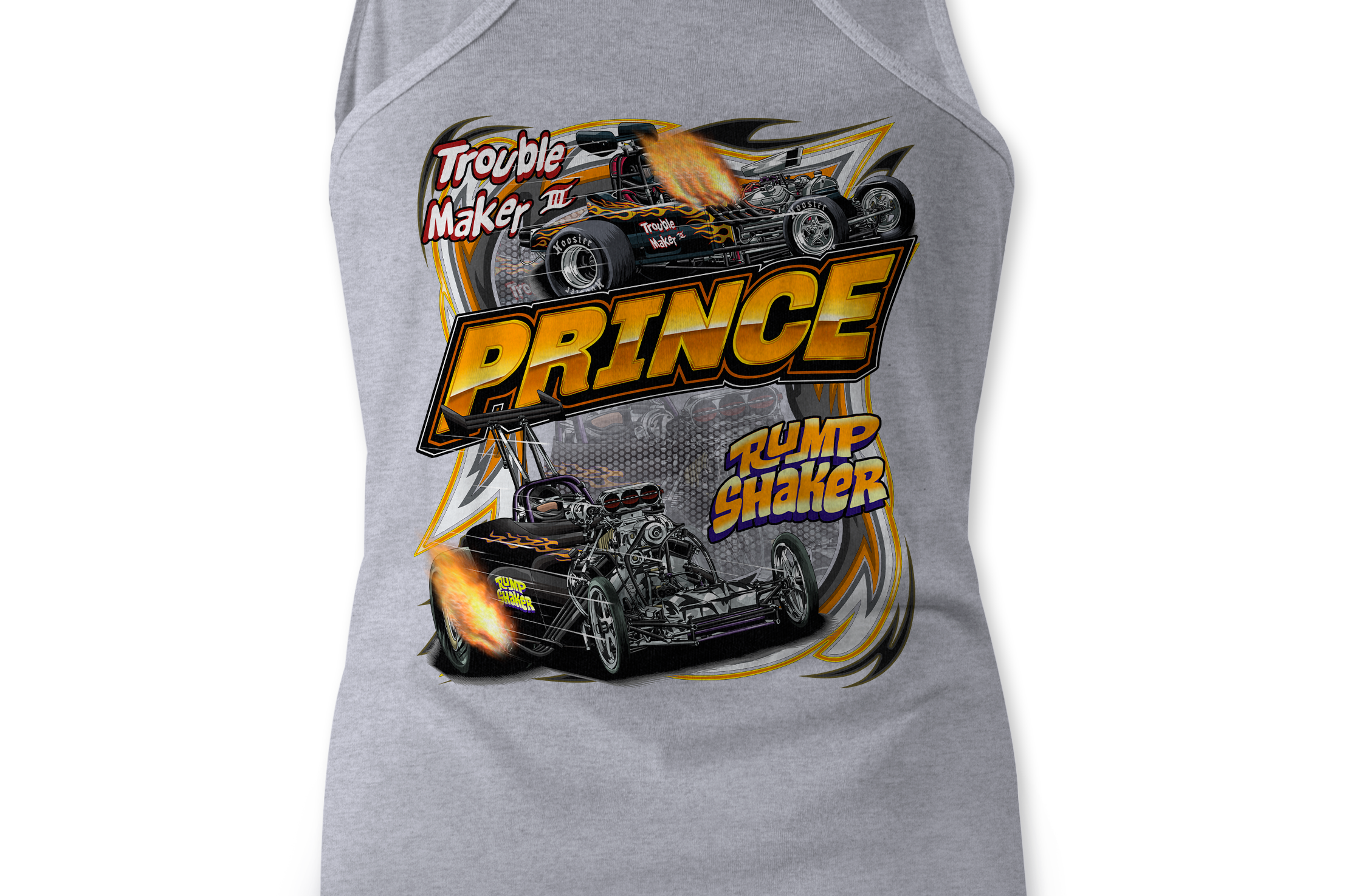 Mark Prince Tank Tops Black Acid Apparel