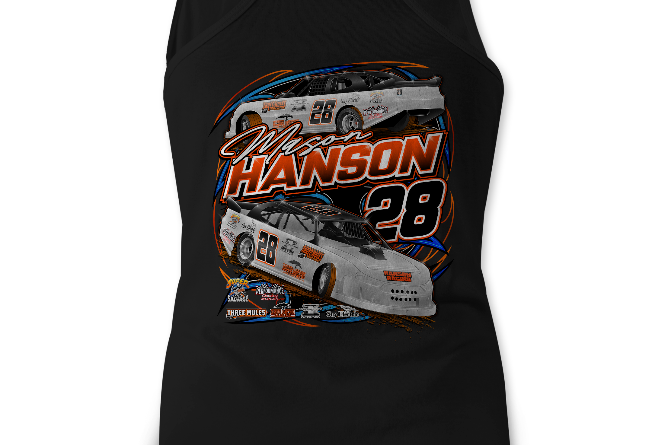 Mason Hanson Tank Tops Black Acid Apparel