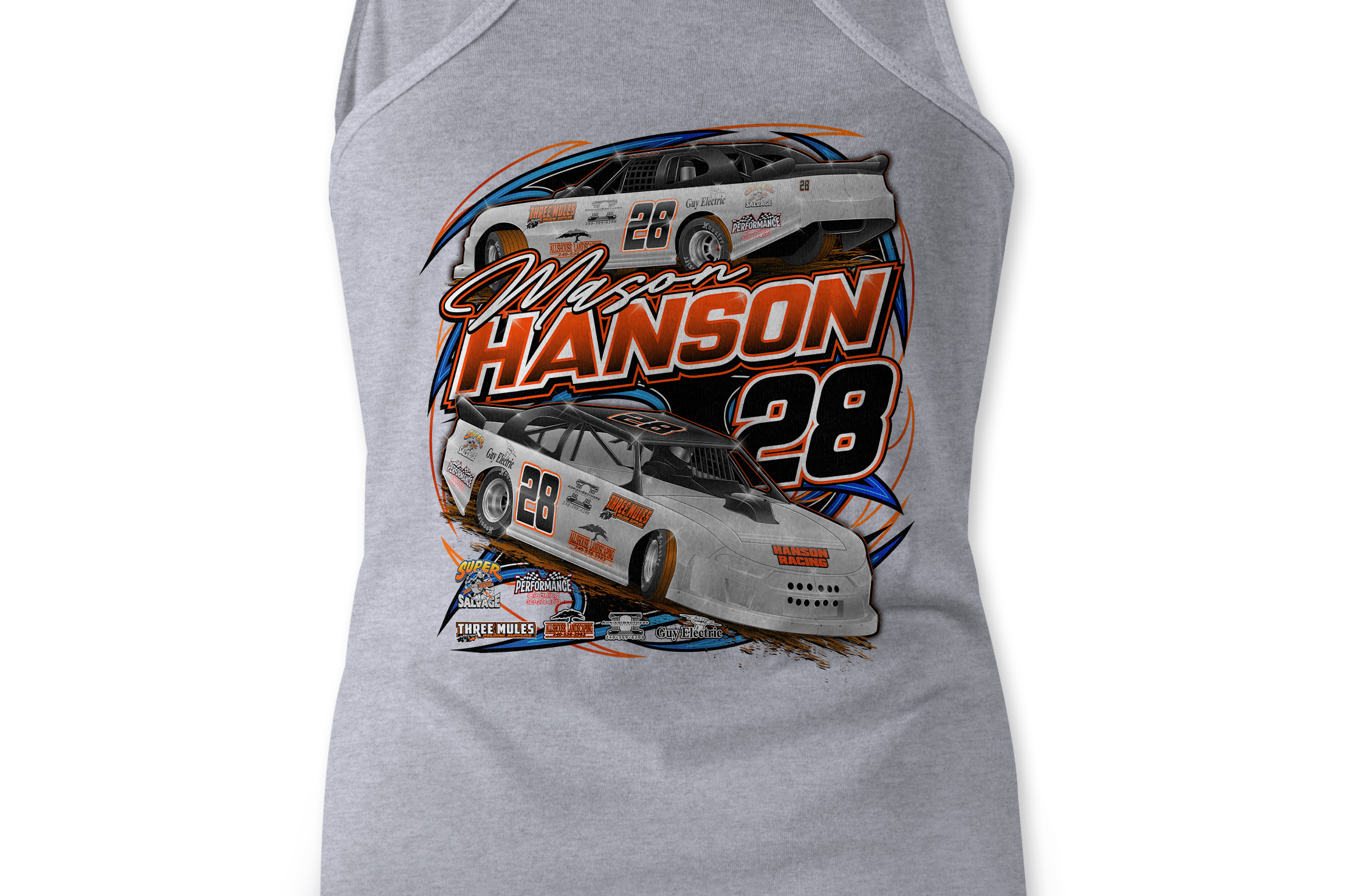 Mason Hanson Tank Tops Black Acid Apparel