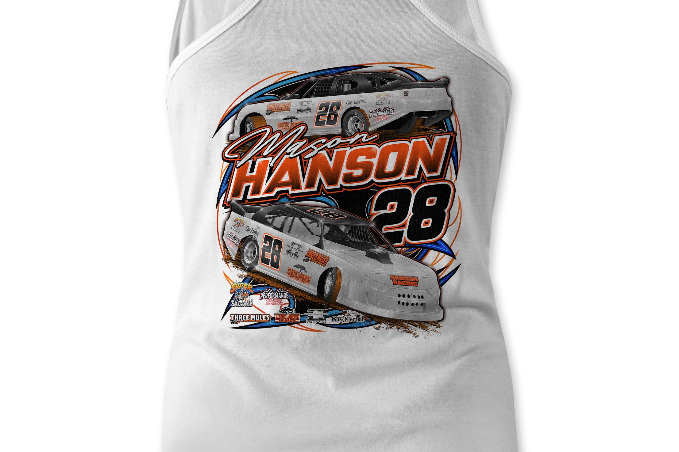 Mason Hanson Tank Tops Black Acid Apparel