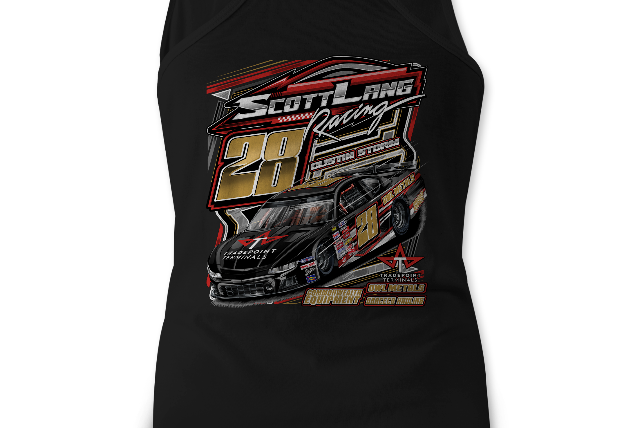 Scott Lang Tank Tops Black Acid Apparel