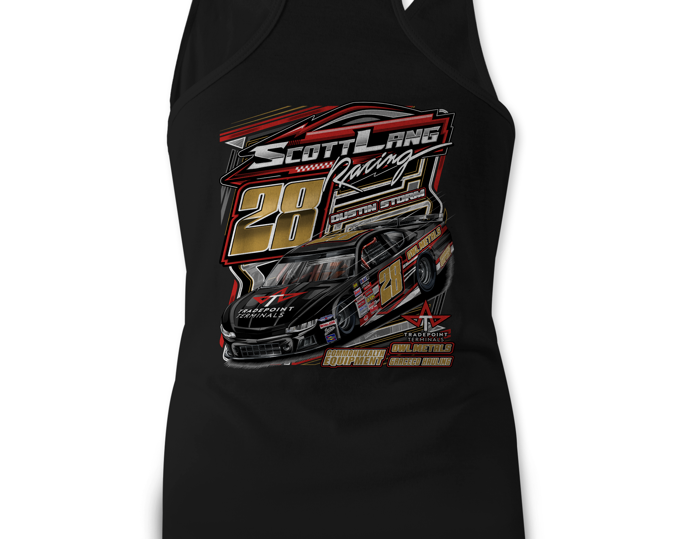 Scott Lang Tank Tops Black Acid Apparel