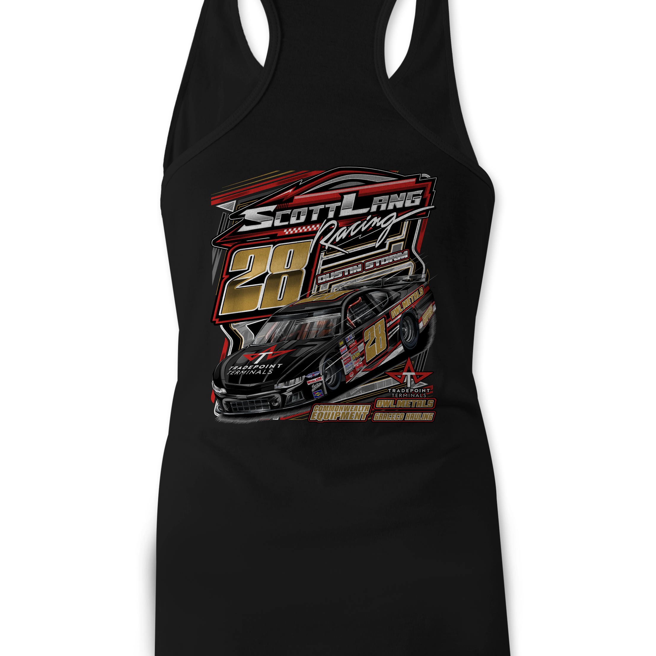 Scott Lang Tank Tops Black Acid Apparel