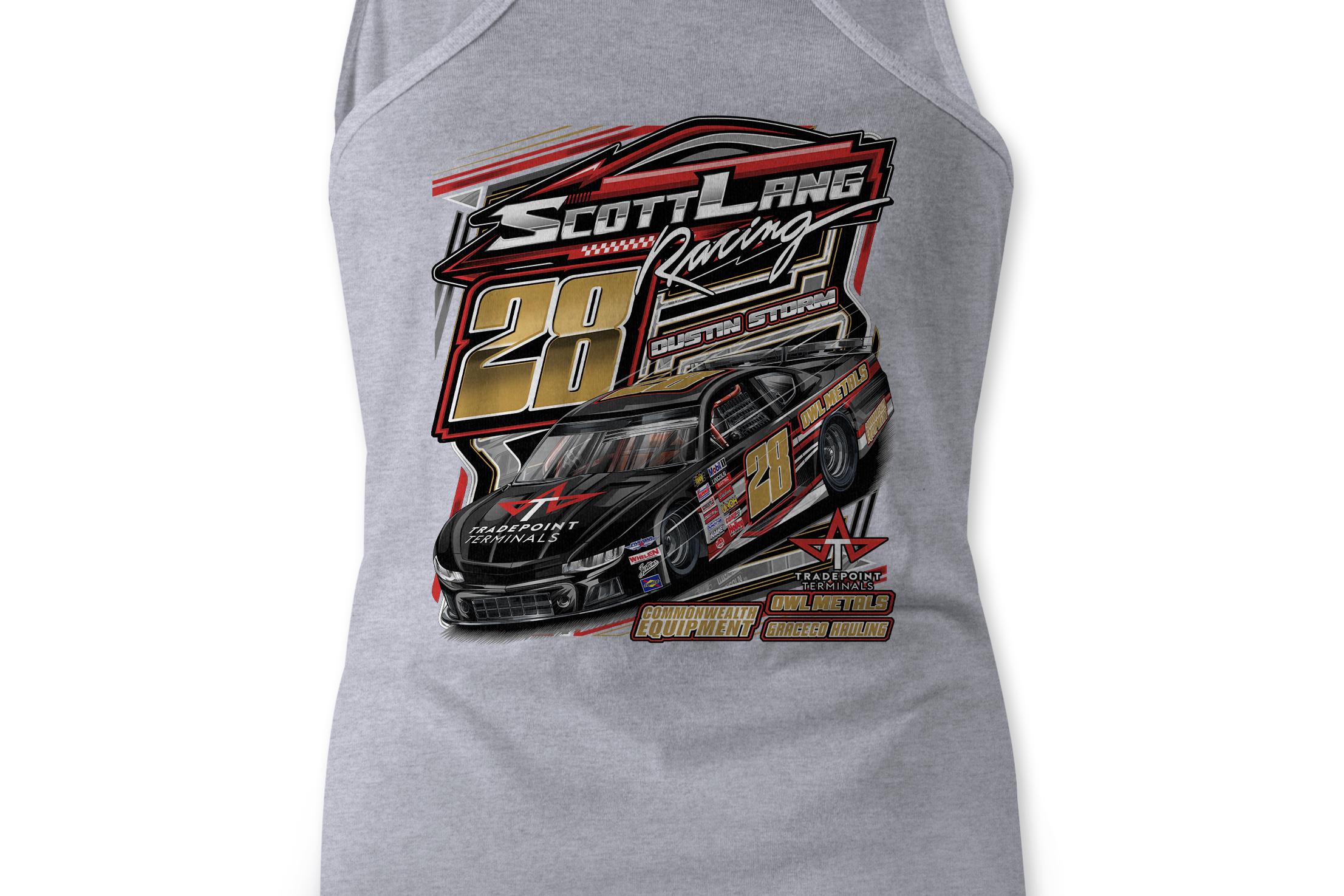 Scott Lang Tank Tops Black Acid Apparel