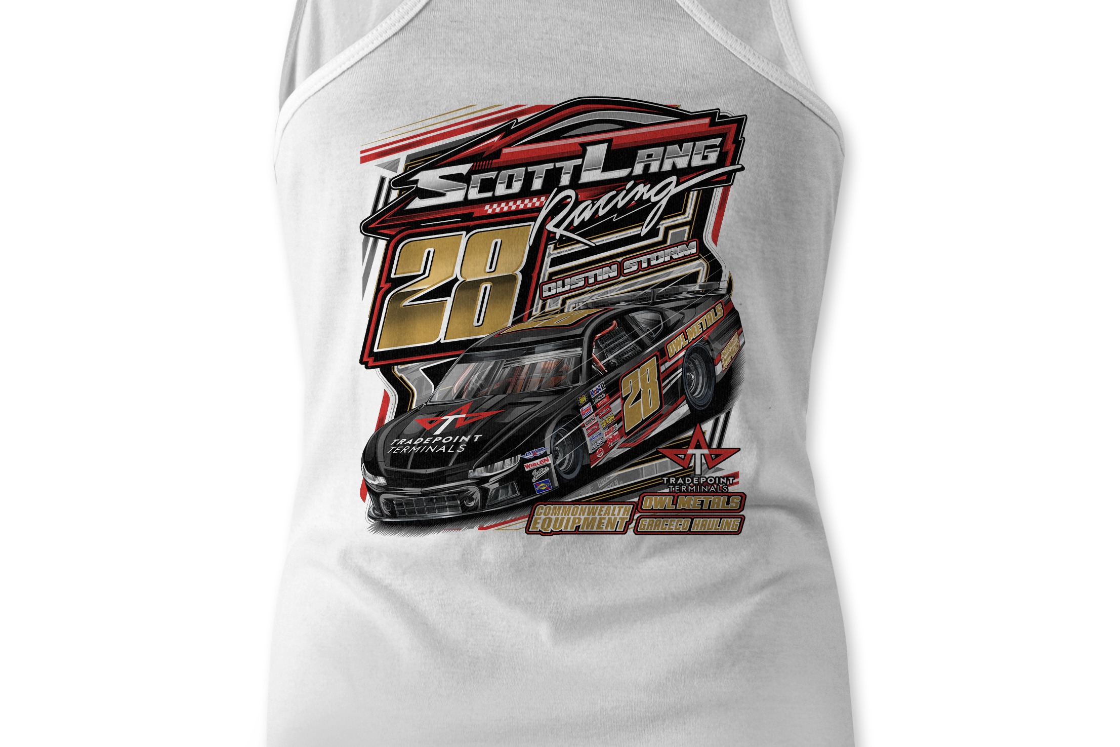 Scott Lang Tank Tops Black Acid Apparel