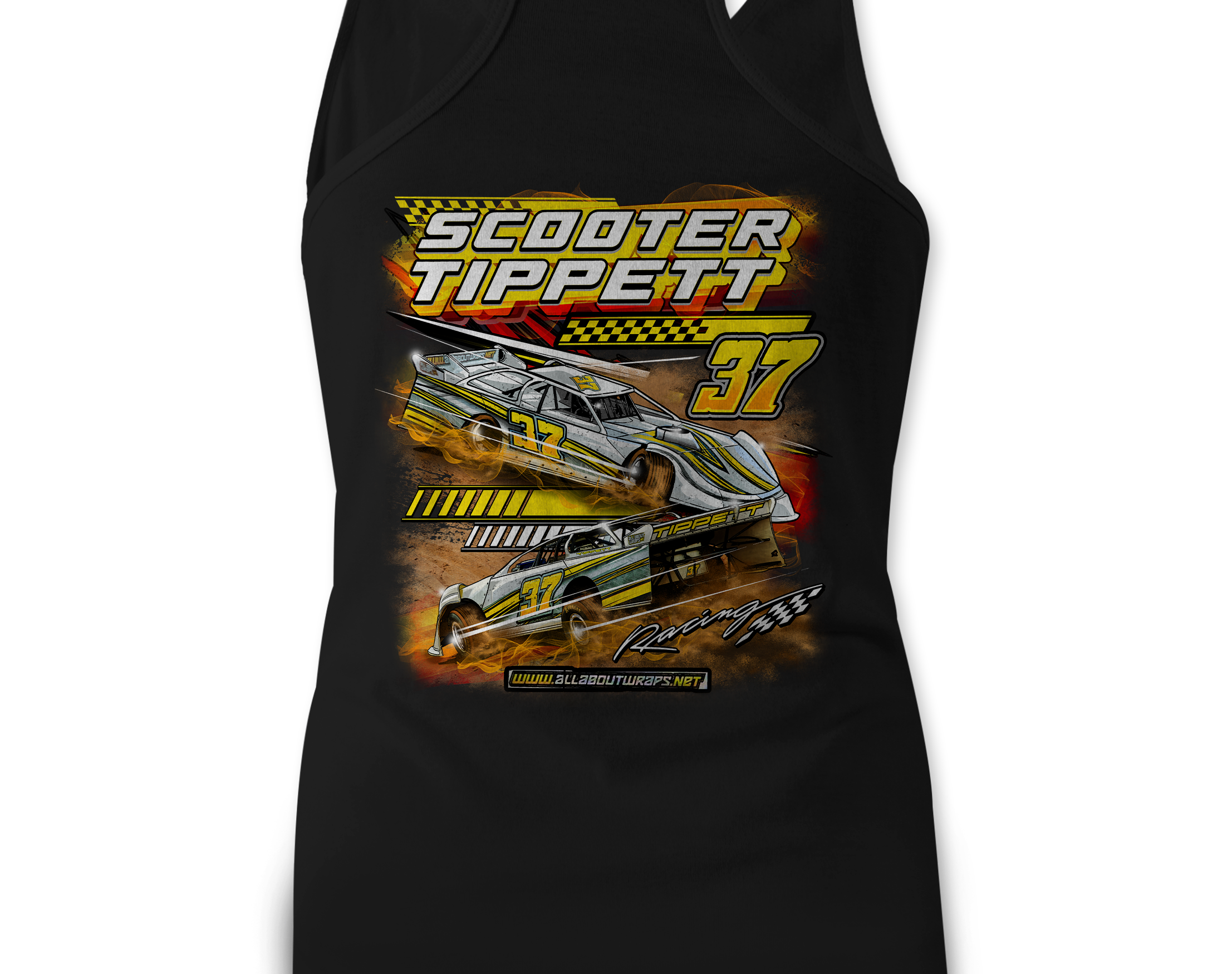 Scooter Tippett Tank Tops Black Acid Apparel