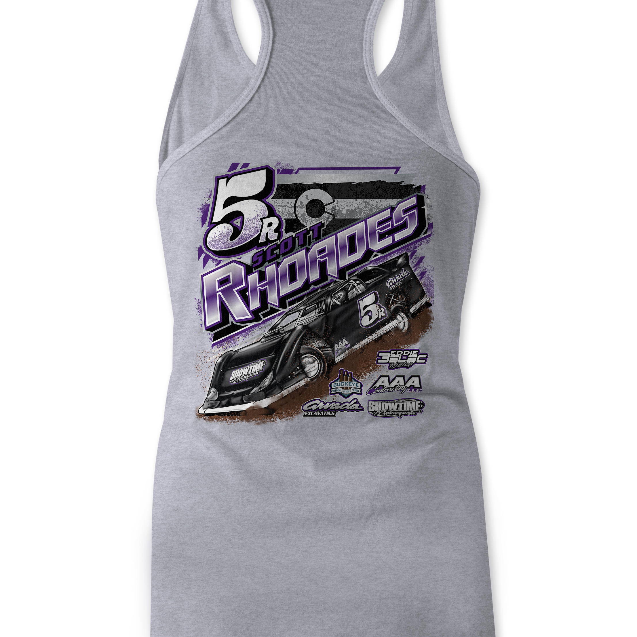 Scott Rhoades Tank Tops Black Acid Apparel