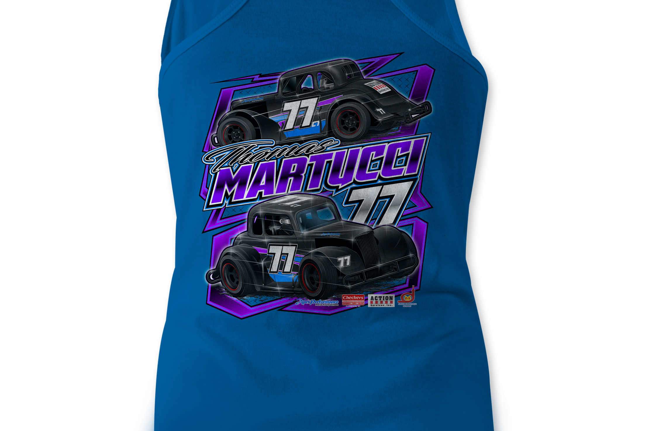 Thomas Martucci Jr. Tank Tops Black Acid Apparel