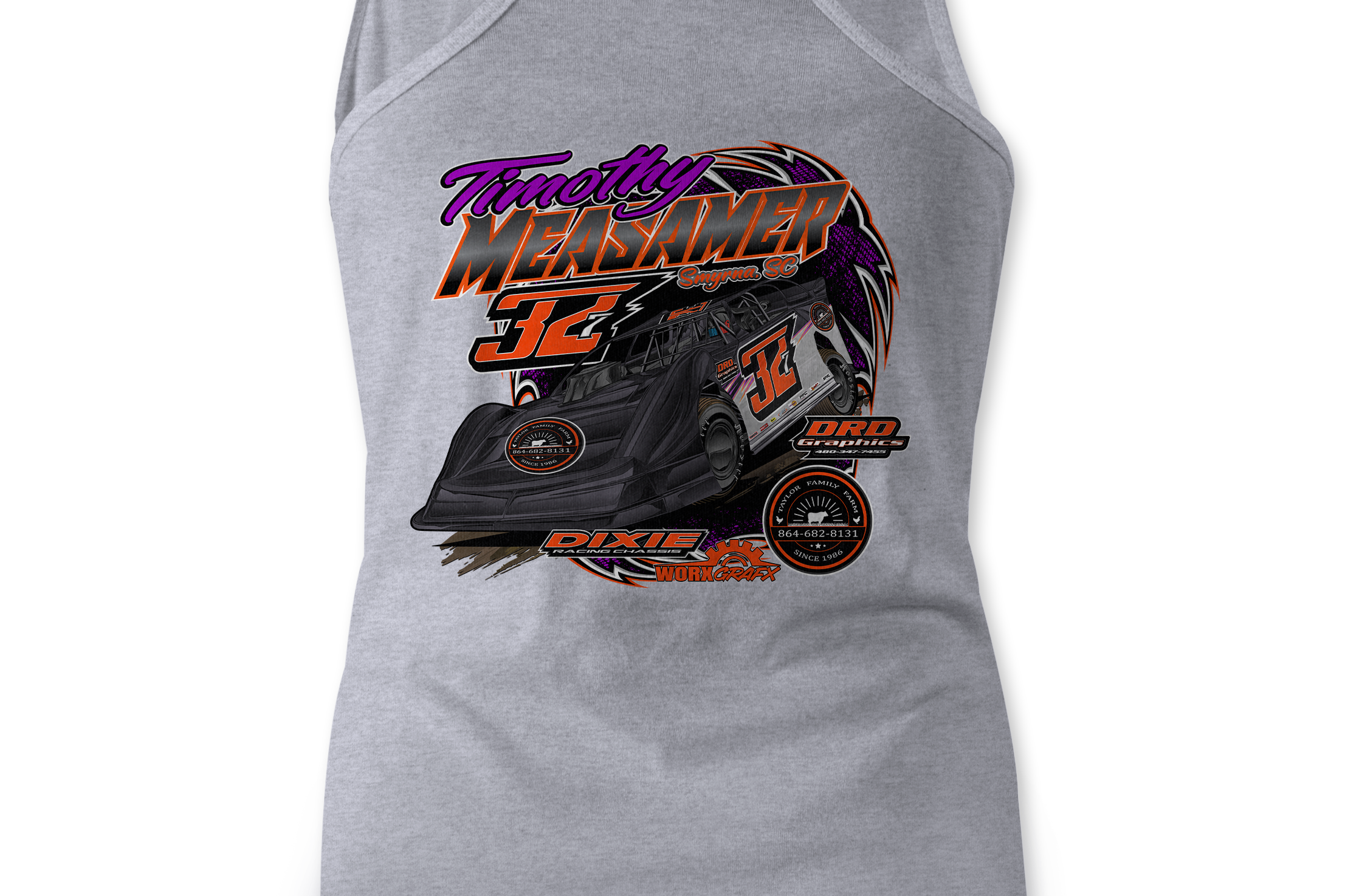 Timothy Measamer Tank Tops Black Acid Apparel