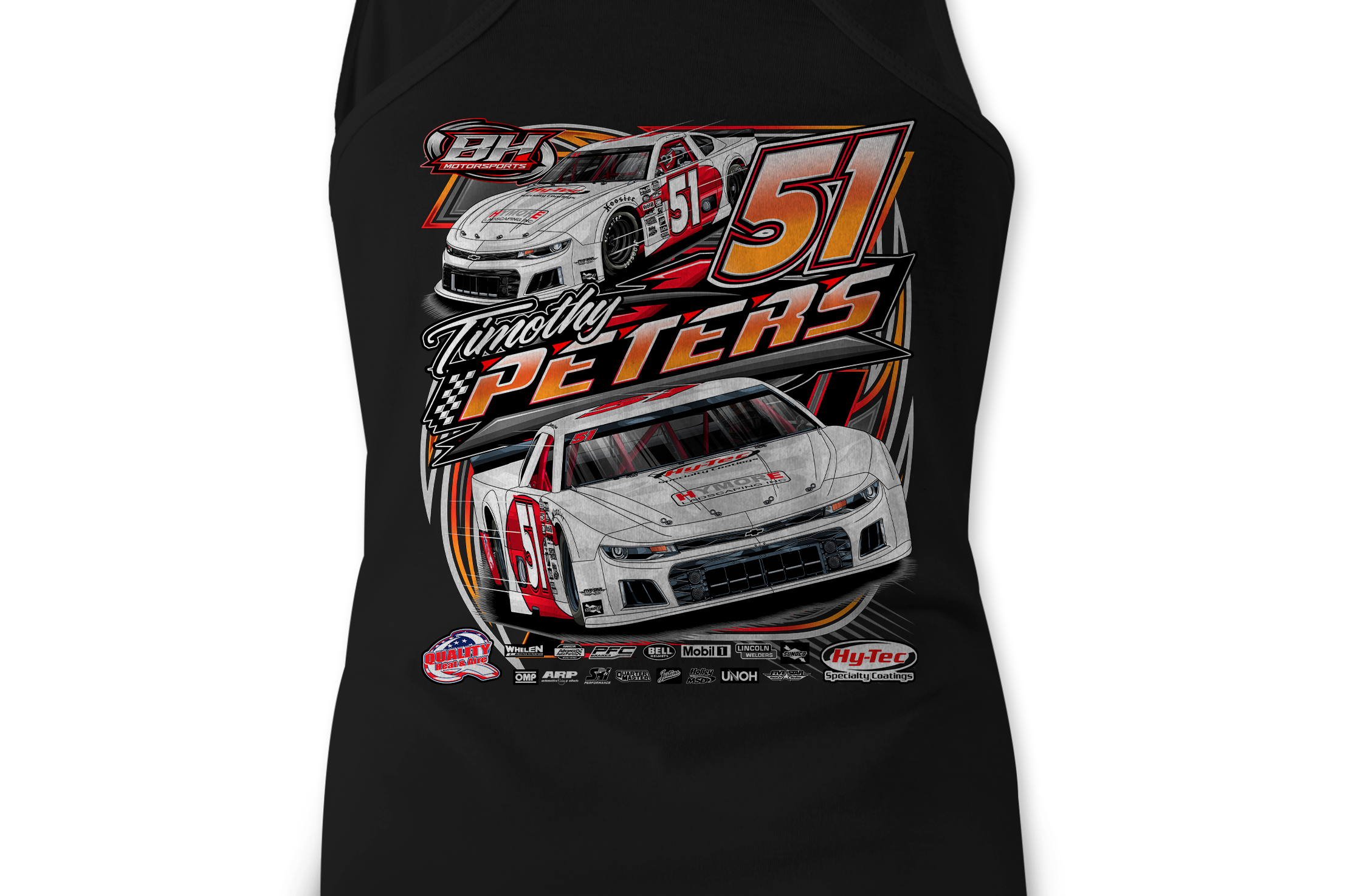 Timothy Peters Tank Tops Black Acid Apparel