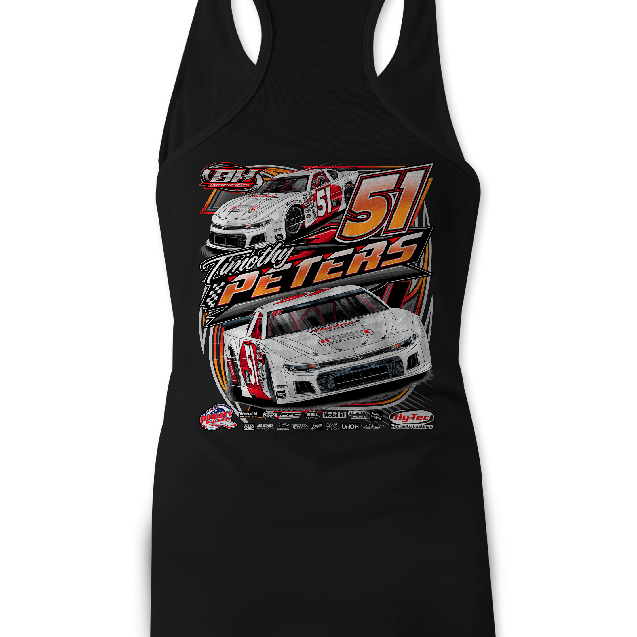 Timothy Peters Tank Tops Black Acid Apparel