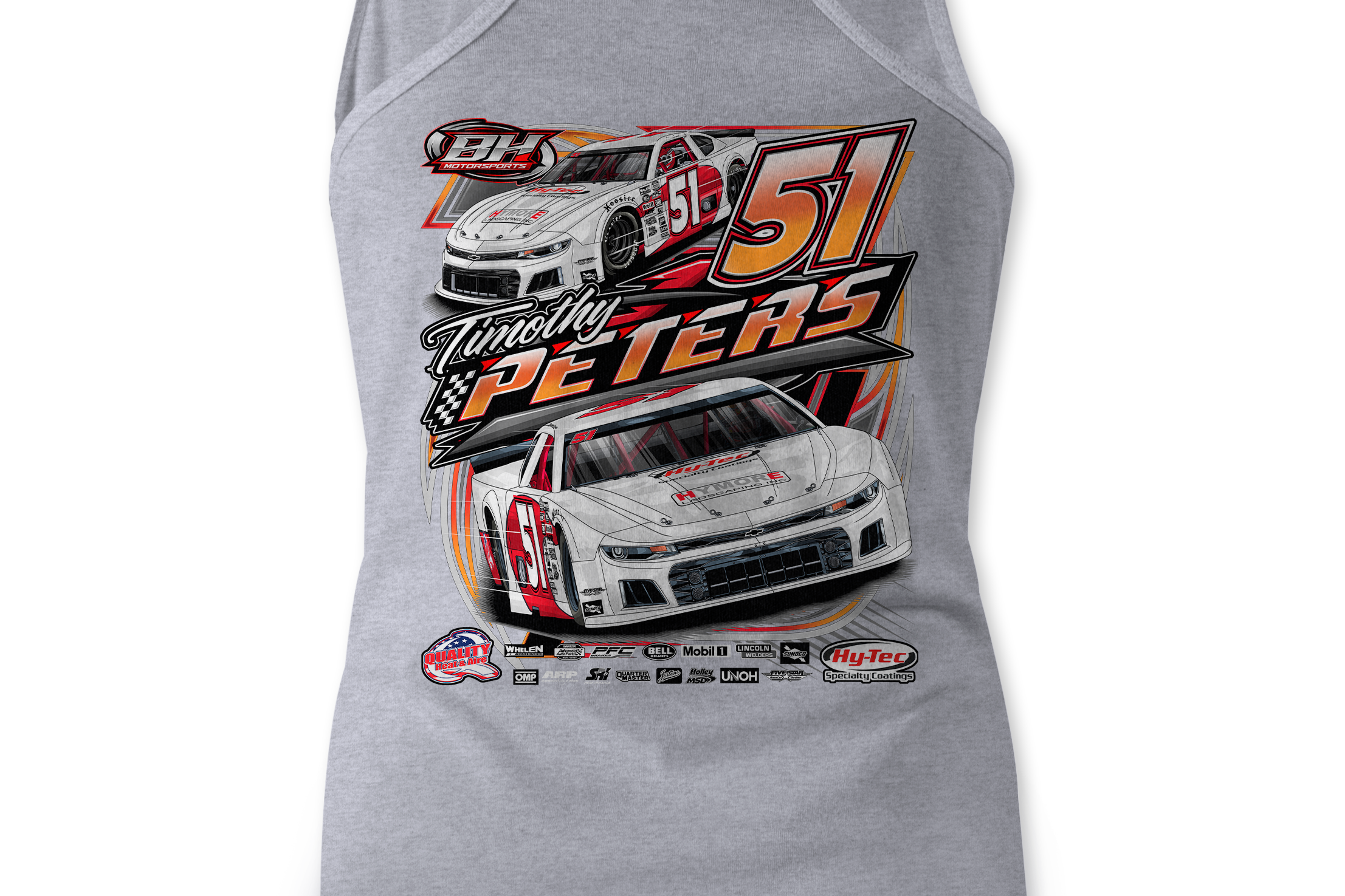 Timothy Peters Tank Tops Black Acid Apparel