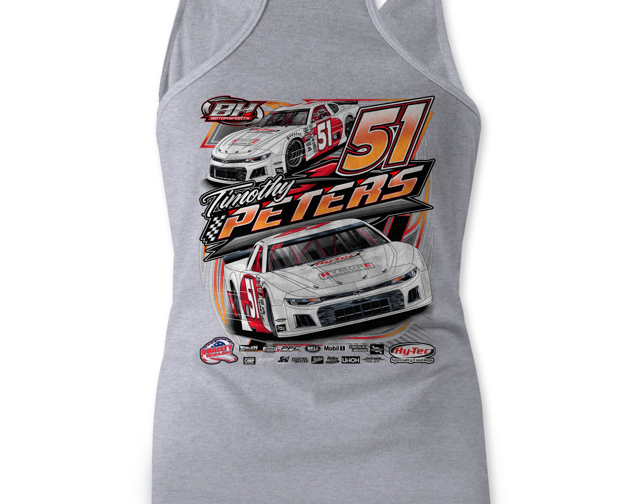 Timothy Peters Tank Tops Black Acid Apparel