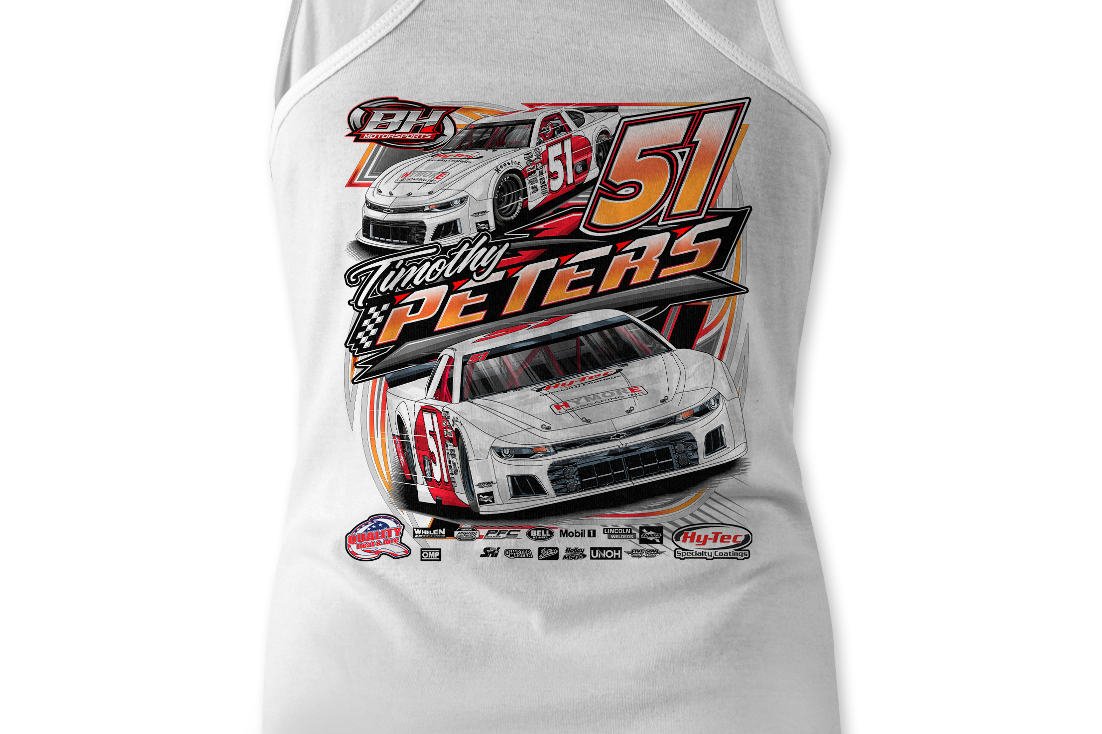 Timothy Peters Tank Tops Black Acid Apparel